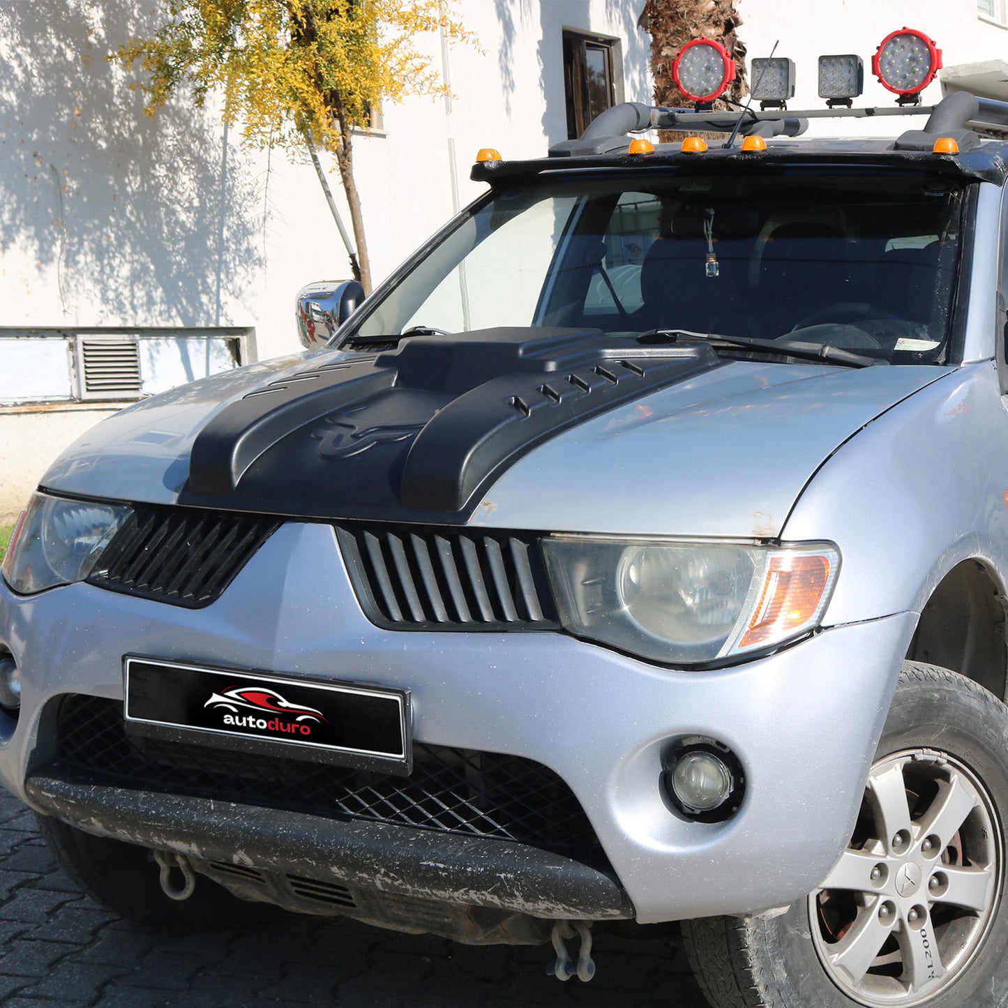 Autoduro Mitsubishi L200 2007 - 2015 Bonnet Large Scoop - 38570407-020409-20090402_8