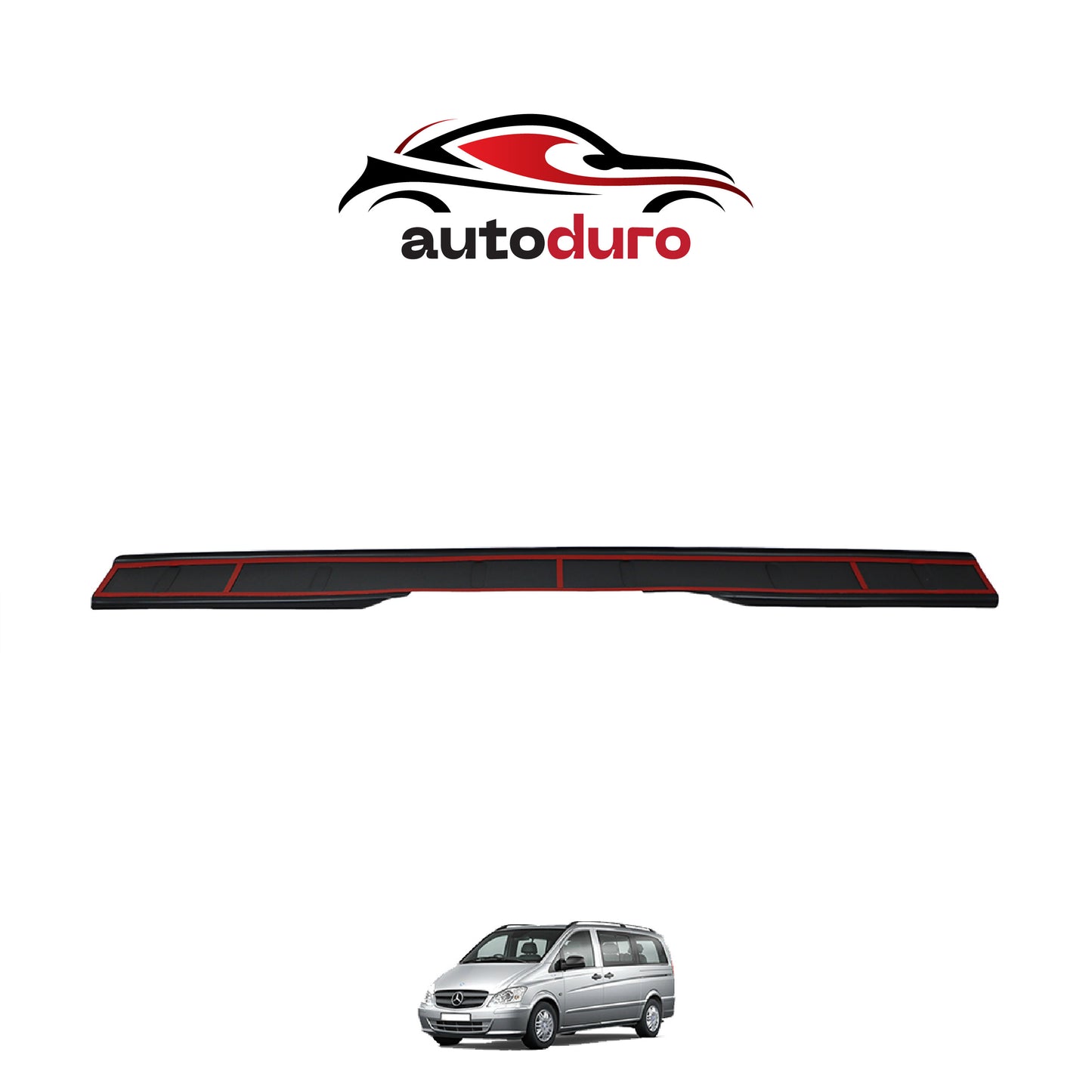 Autoduro Mercedes Vito 2004 - 2010 Rear Bumper Sill Protector Gloss - 39550404-010500-20010101_5