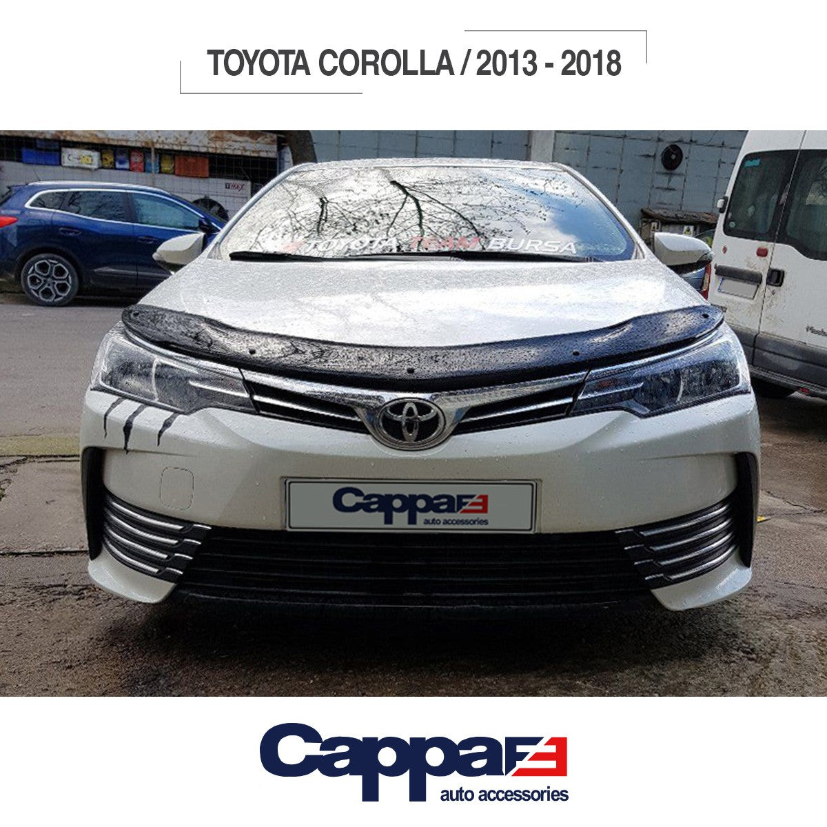 Toyota Corolla 2013 - 2018 Bonnet Deflector 3mm