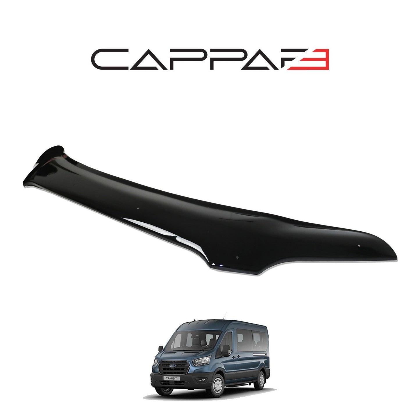 Ford Transit 2019 Onwards Bonnet Deflector 3mm