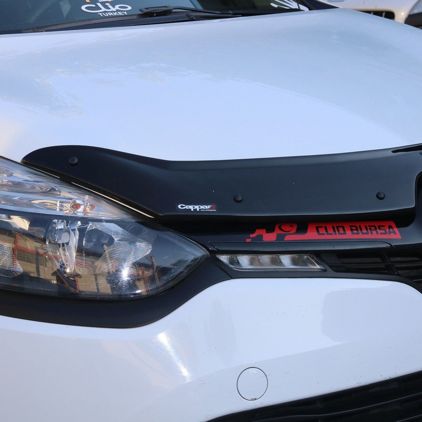 Renault Clio 2012 - 2020 Bonnet Deflector 3mm