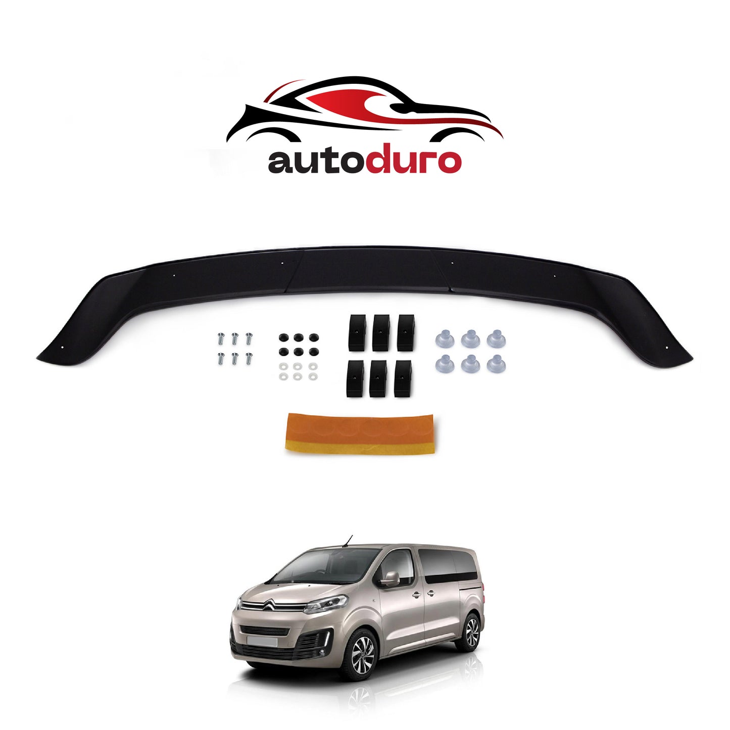Autoduro Citroen Jumpy 2017 Onwards Bonnet Deflector 3mm - 30200617-010409-30010101_2