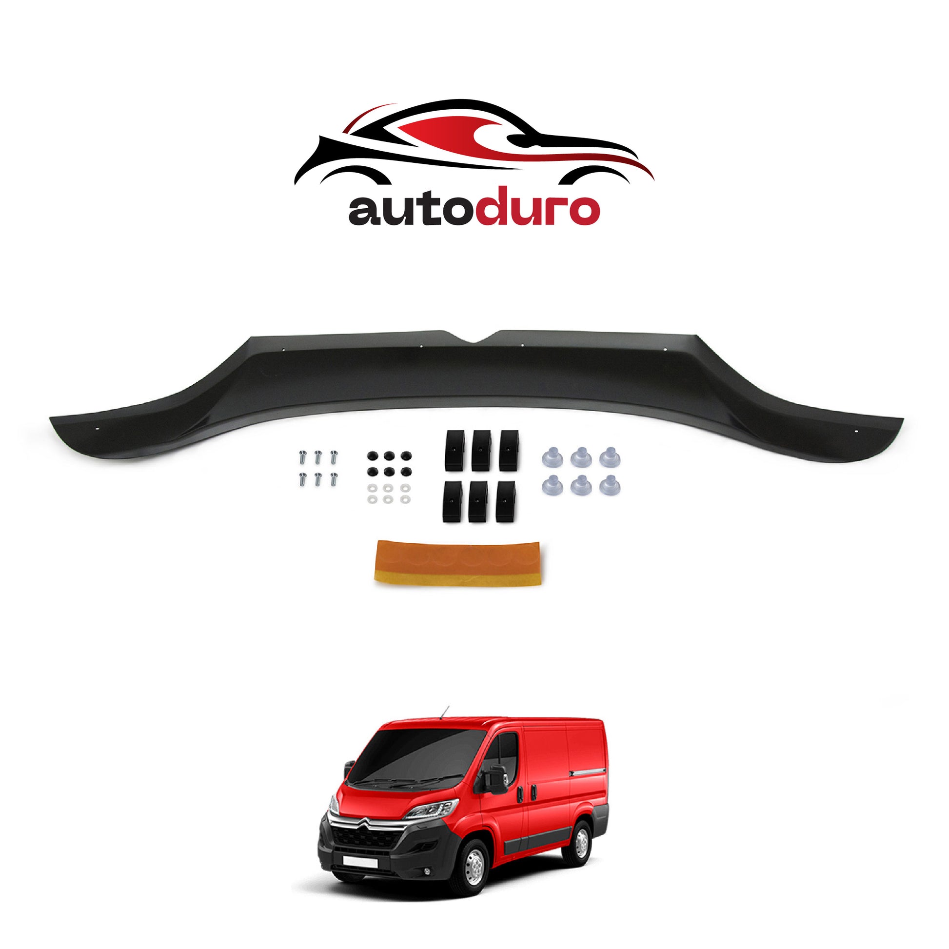 Autoduro Citroen Relay 2014 Onwards Bonnet Deflector 3mm - 30200814-010409-30010101_2