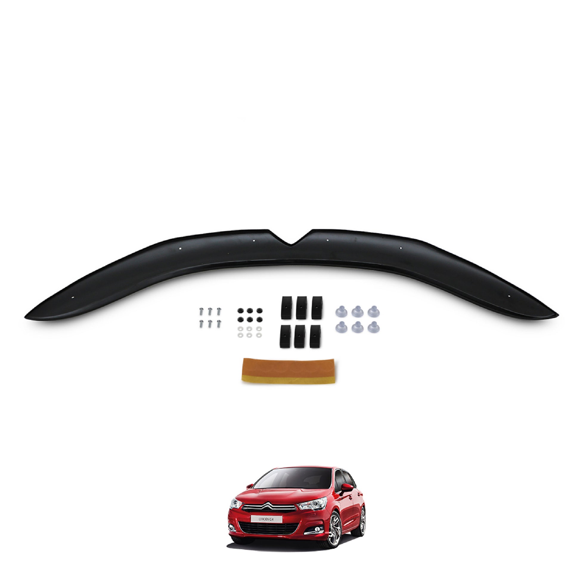 Autoduro Citroen C4 2011 Onwards Bonnet Deflector 4mm - 30200911-010409-40010101_5