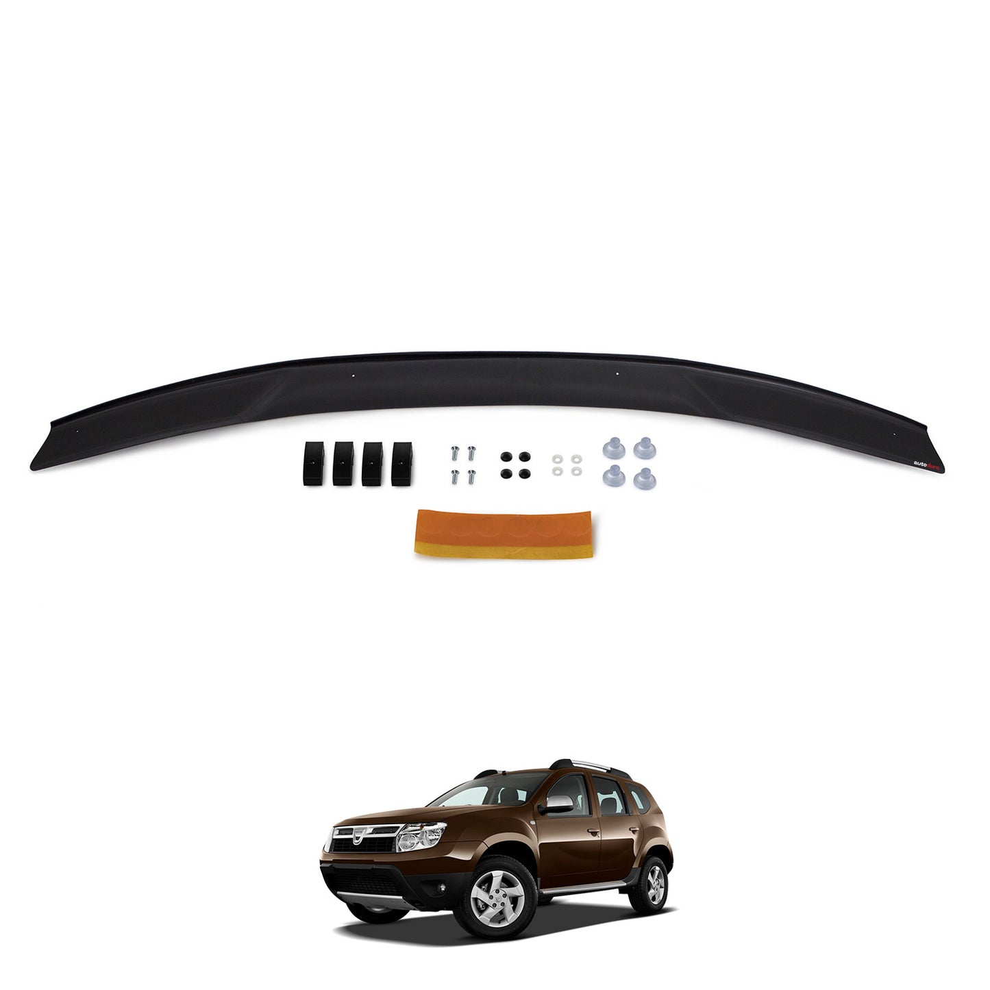 Autoduro Dacia Duster 2010 - 2017 Bonnet Deflector 4mm - 30210210-010409-40010101_2