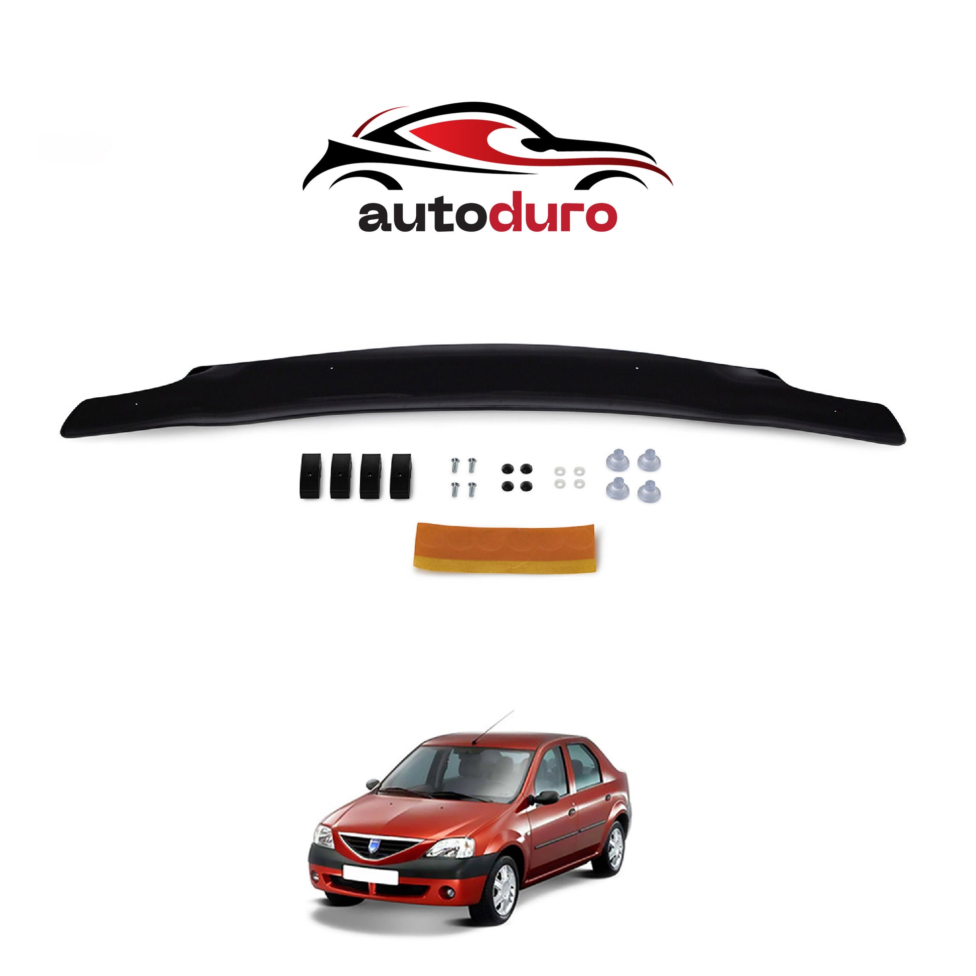 Autoduro Dacia Logan MCV 2005 - 2012 Bonnet Deflector 3mm - 30210405-010409-30010101_2