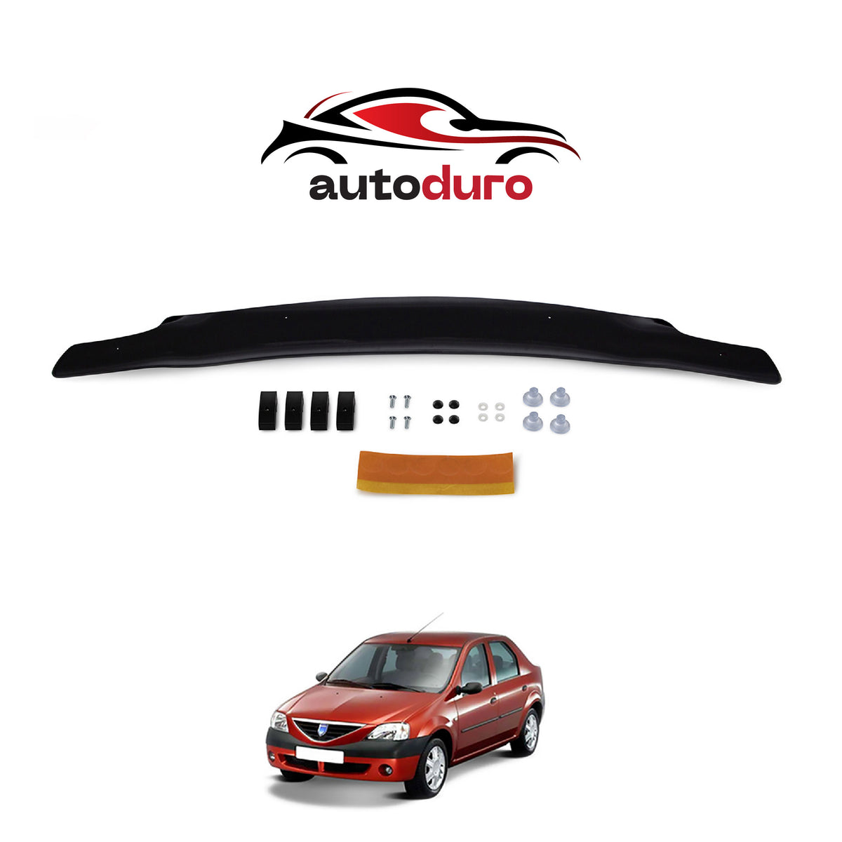 Autoduro Dacia Logan MCV 2005 - 2012 Bonnet Deflector 4mm - 30210405-010409-40010101_2