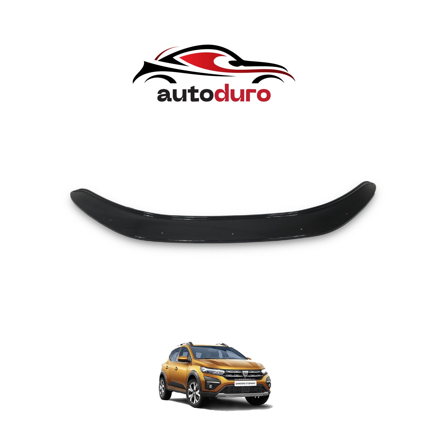 Autoduro Dacia Sandero 2021 Onwards Bonnet Deflector 4mm - 30210621-010409-40010101_1