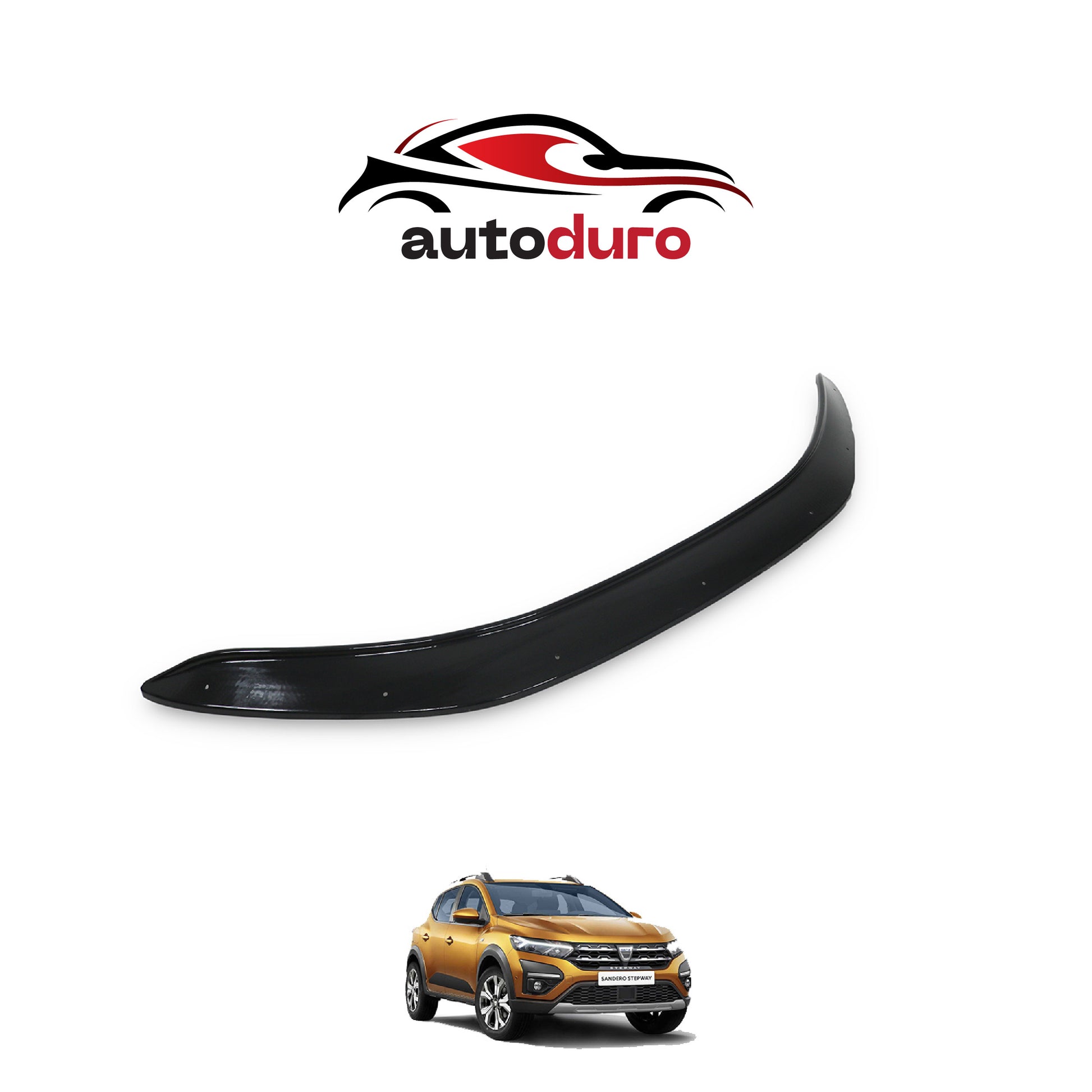 Autoduro Dacia Sandero 2021 Onwards Bonnet Deflector 4mm - 30210621-010409-40010101_2
