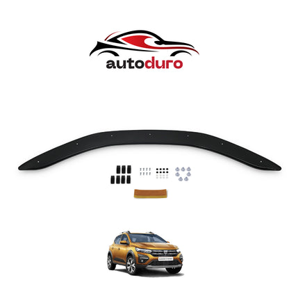 Autoduro Dacia Sandero 2021 Onwards Bonnet Deflector 4mm - 30210621-010409-40010101_5