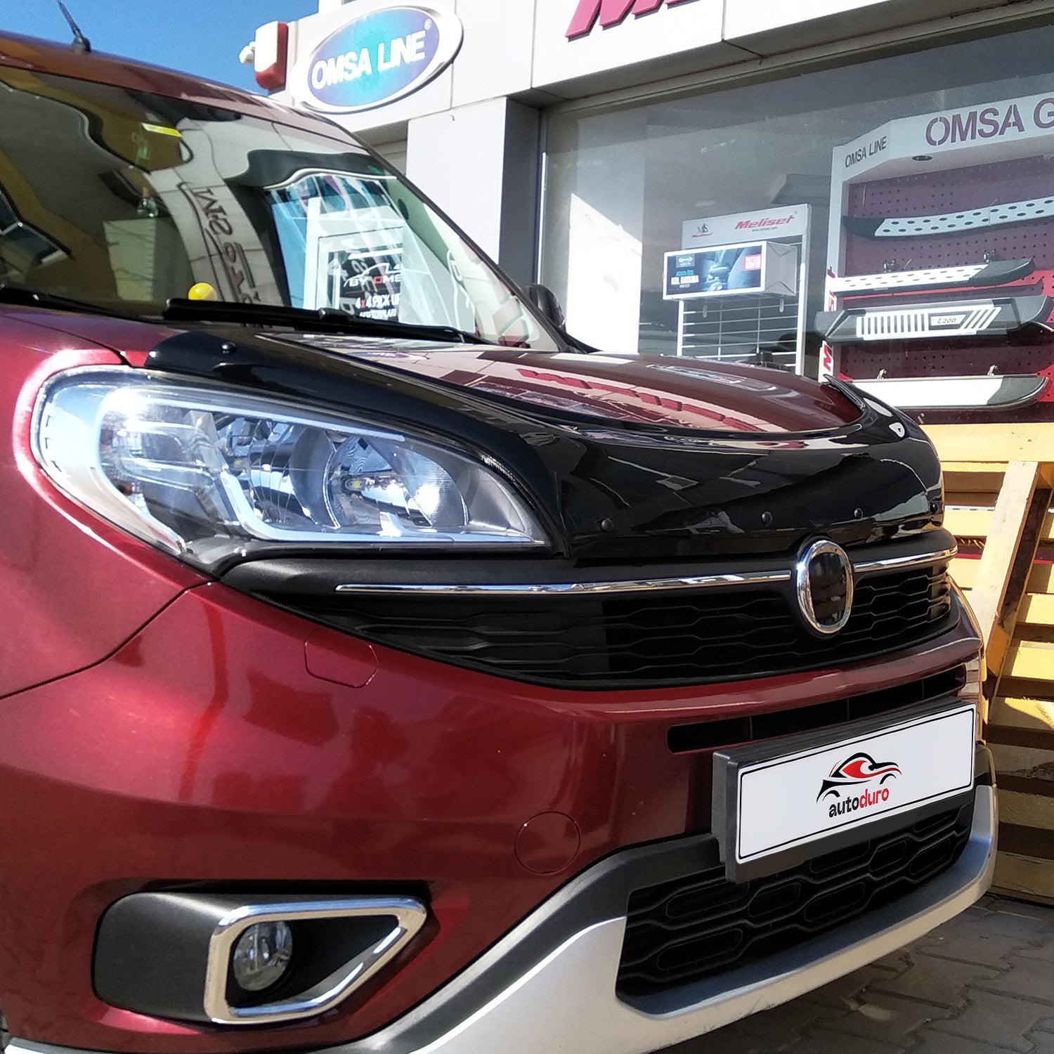 Autoduro Fiat Doblo 2015 - 2022 Bonnet Deflector 4mm - 30290315-010409-40010101_14