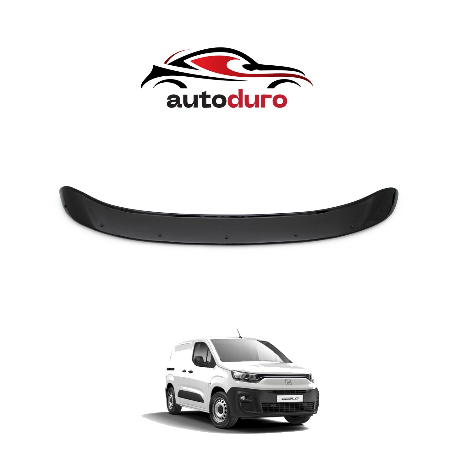Autoduro Fiat Doblo 2023 Onwards Bonnet Deflector 3mm - 30290323-010409-30010101_1
