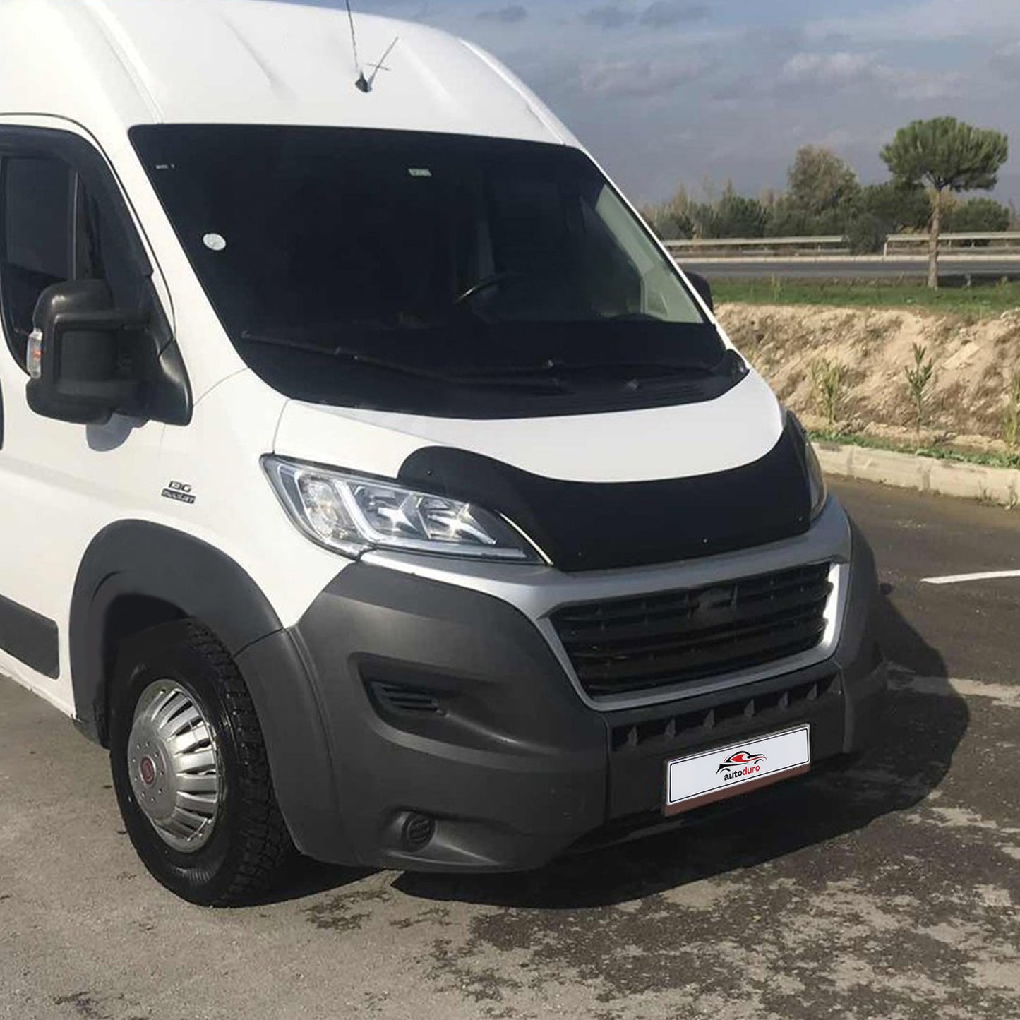 Autoduro Fiat Ducato 2014 Onwards Bonnet Deflector 3mm - 30290514-010409-30010101_6