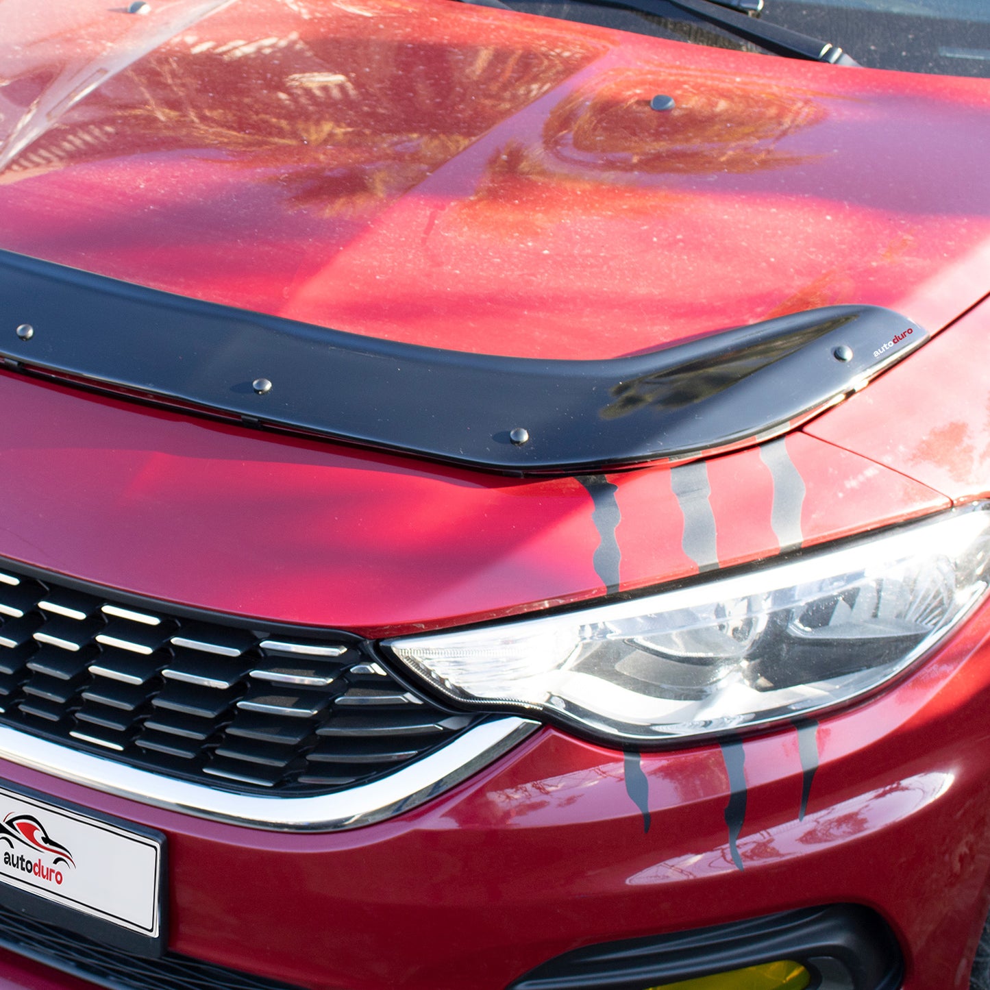 Autoduro Fiat Egea 2015 Onwards Bonnet Deflector 4mm - 30290615-010409-40010101_8
