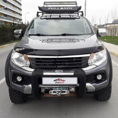 Autoduro Fiat Fullback 2016 Onwards Bonnet Deflector 4mm - 30290816-010409-40010101_4