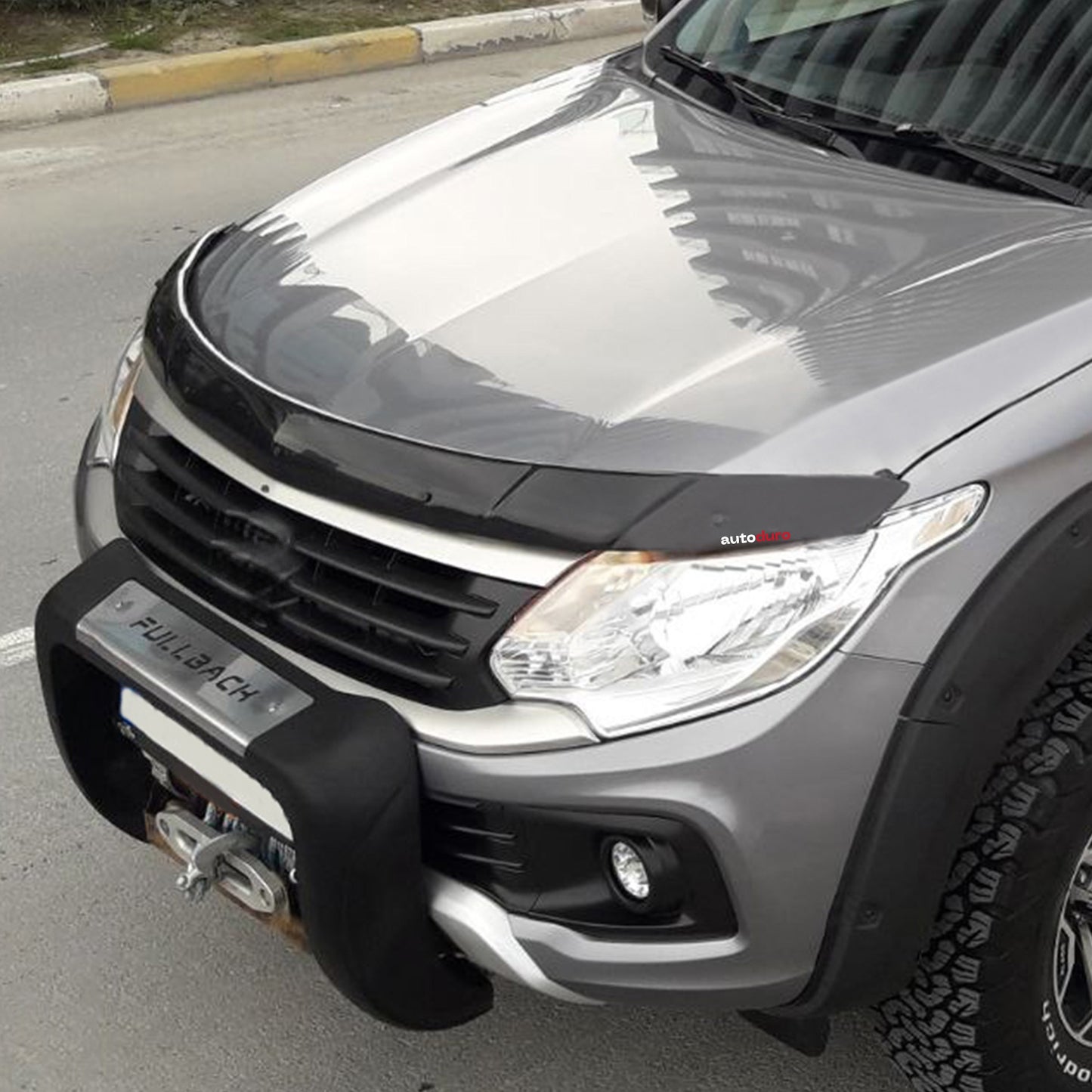 Autoduro Fiat Fullback 2016 Onwards Bonnet Deflector 4mm - 30290816-010409-40010101_5