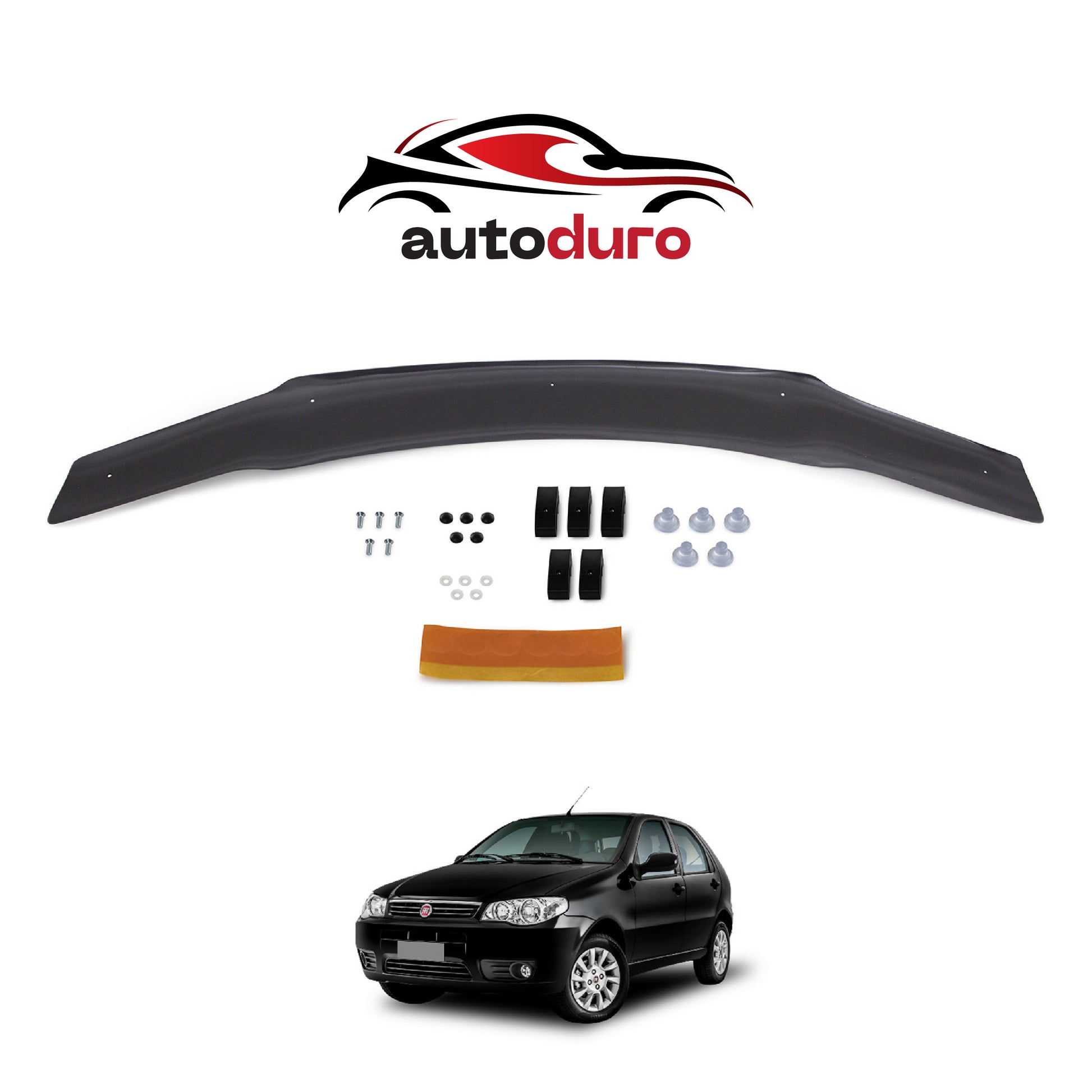 Autoduro Fiat Palio 2006 - 2012 Bonnet Deflector 4mm - 30291006-010409-40010101_2