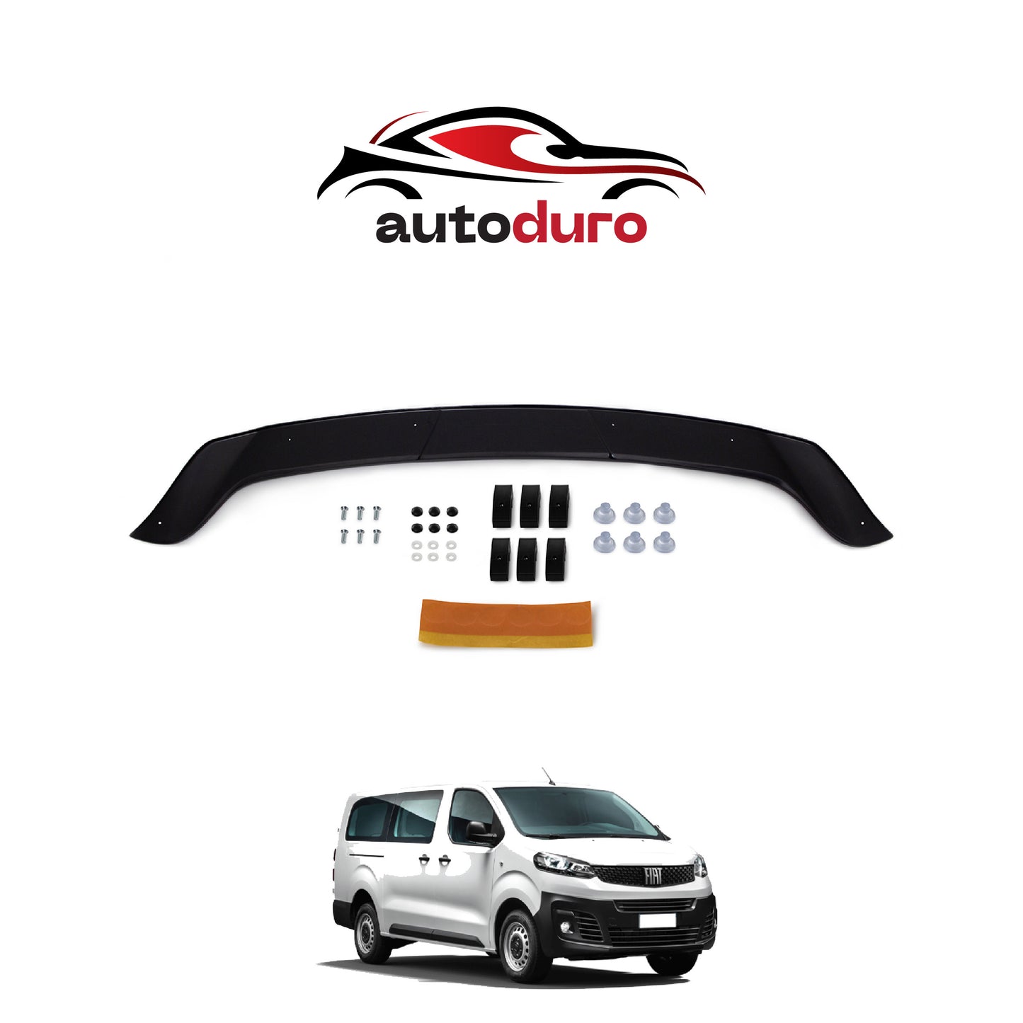 Autoduro Fiat Scudo 2023 Onwards Bonnet Deflector 4mm - 30291722-010409-40010101_2