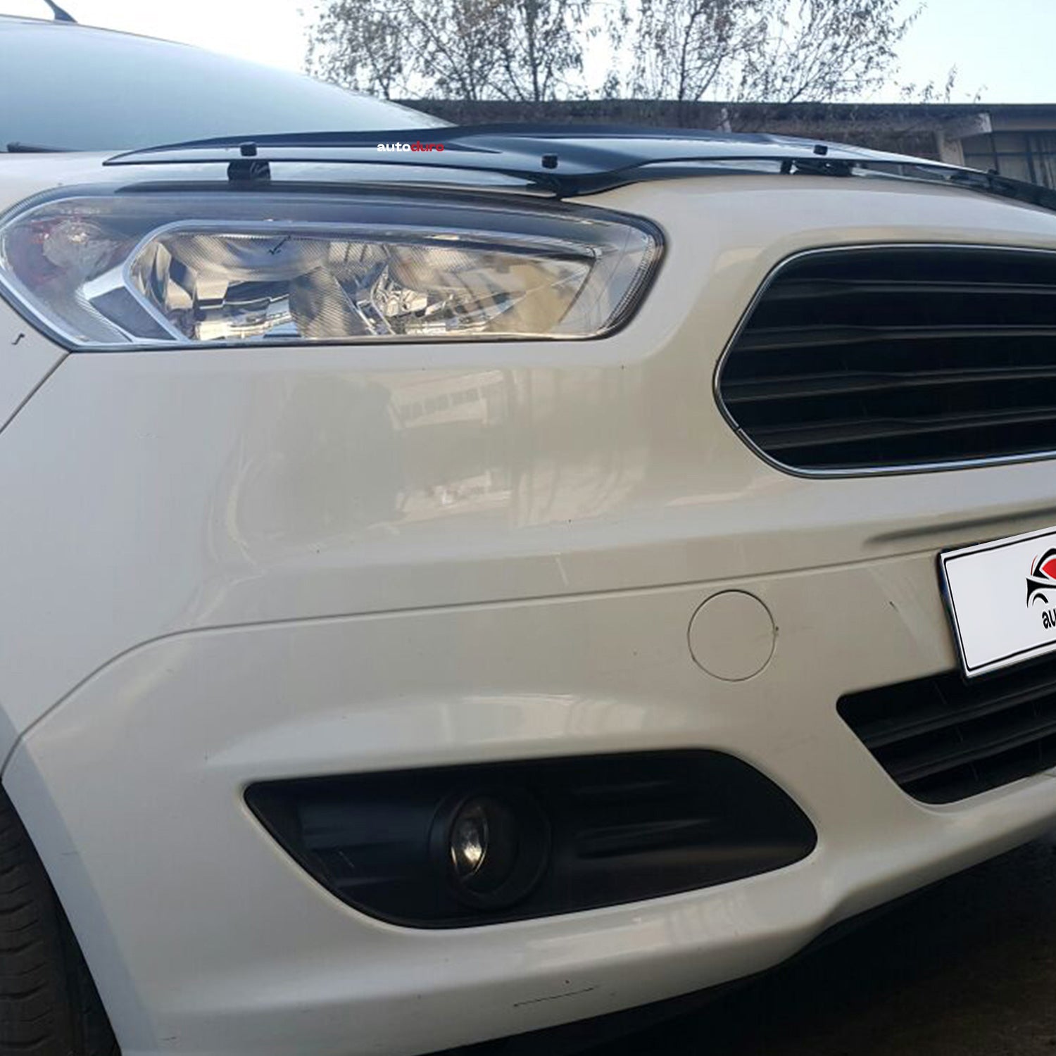 Autoduro Ford Courier 2014 - 2018 Bonnet Deflector 3mm - 30300214-010409-30010101_11