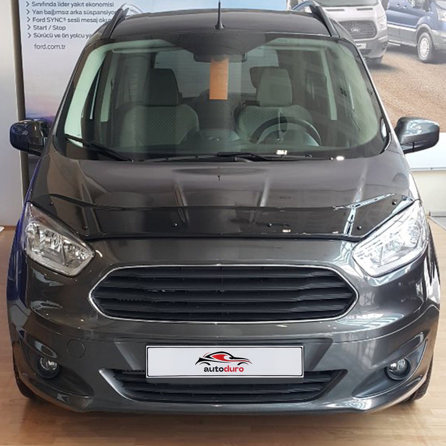 Autoduro Ford Courier 2014 - 2018 Bonnet Deflector 3mm - 30300214-010409-30010101_4