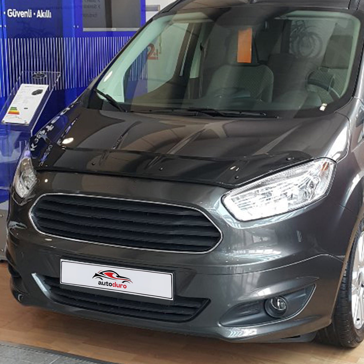 Autoduro Ford Courier 2014 - 2018 Bonnet Deflector 3mm - 30300214-010409-30010101_5