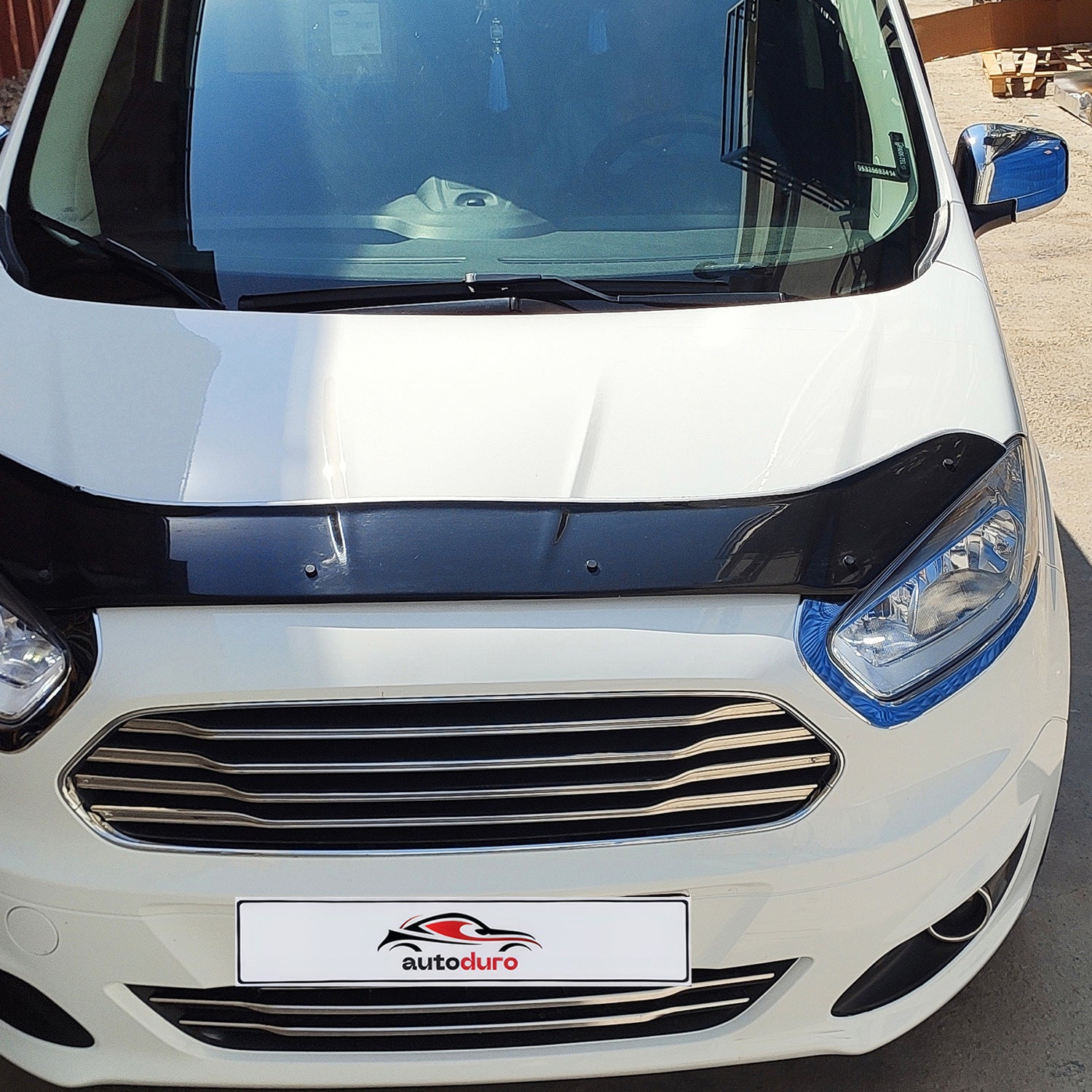 Autoduro Ford Courier 2014 - 2018 Bonnet Deflector 4mm - 30300214-010409-40010101_9