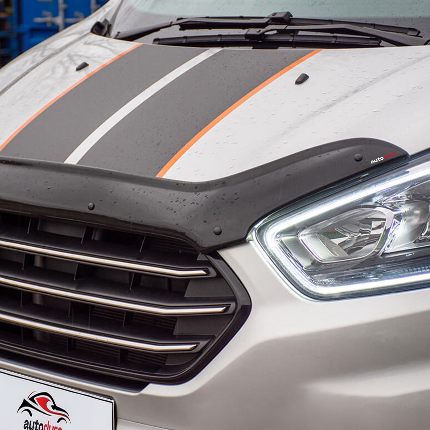 Autoduro Ford Custom 2018 - 2022 Bonnet Deflector 3mm - 30300318-010409-30010101_6