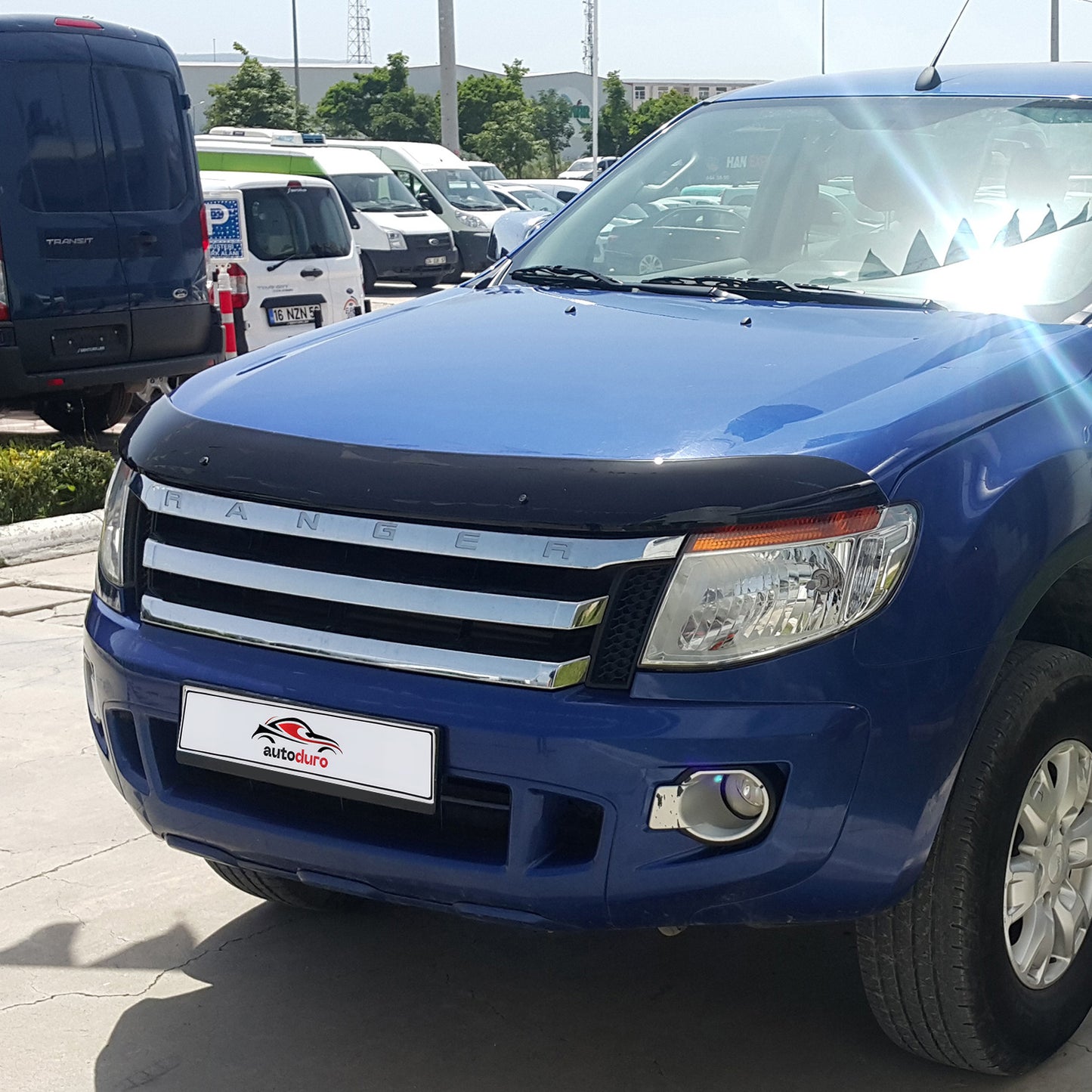 Autoduro Ford Ranger 2011 - 2015 Bonnet Deflector 3mm - 30300811-010409-30010101_5
