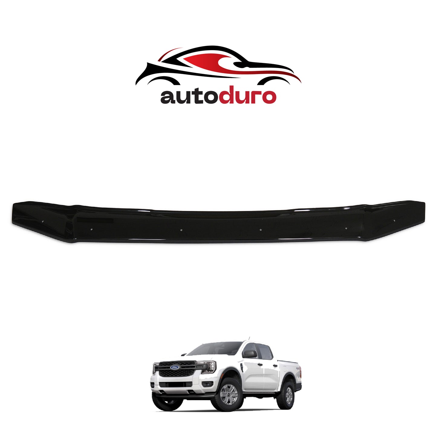 Autoduro Ford Ranger 2023 Onwards Bonnet Deflector 4mm - 30300823-010409-30010101_1