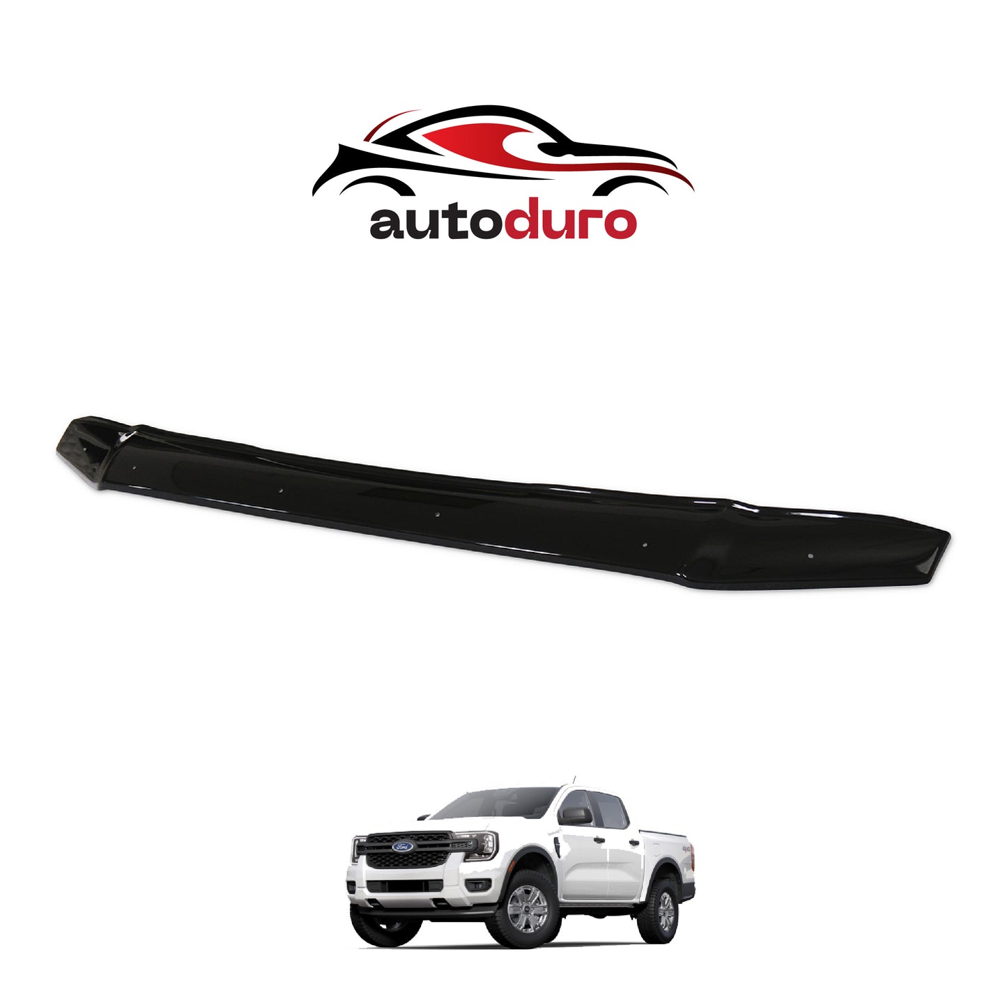 Autoduro Ford Ranger 2023 Onwards Bonnet Deflector 4mm - 30300823-010409-30010101_2