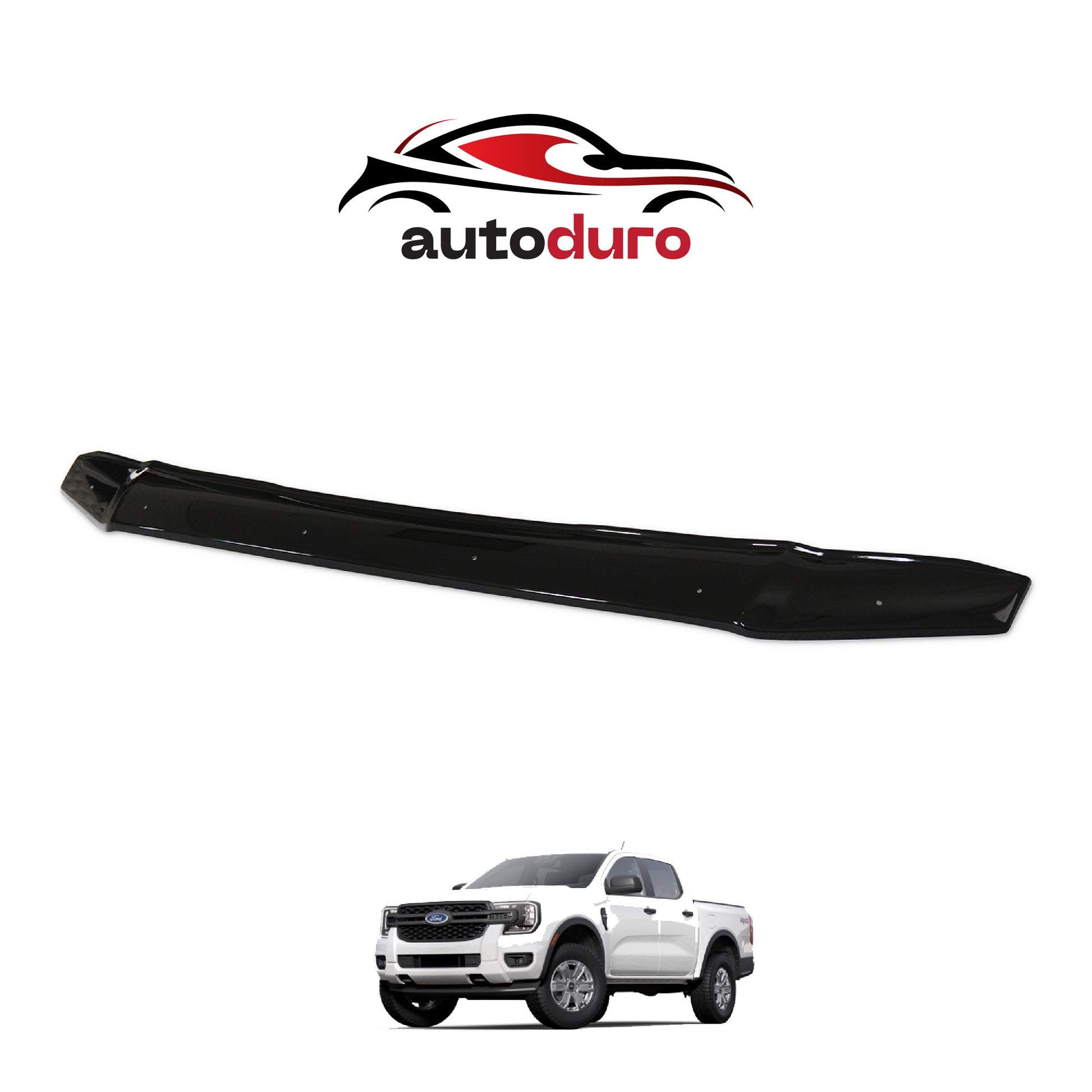 Autoduro Ford Ranger 2023 Onwards Bonnet Deflector 4mm - 30300823-010409-30010101_2
