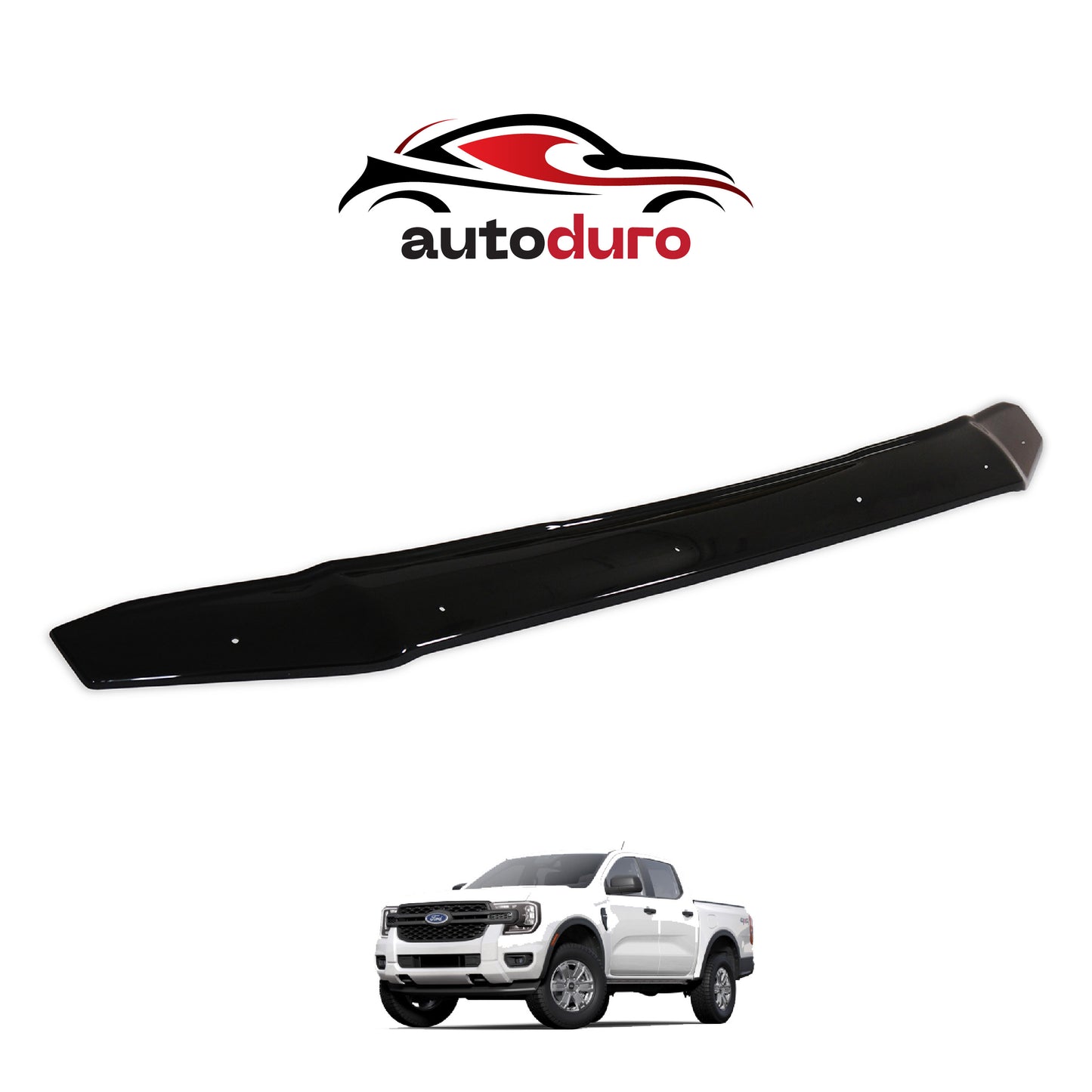 Autoduro Ford Ranger 2023 Onwards Bonnet Deflector 4mm - 30300823-010409-30010101_3
