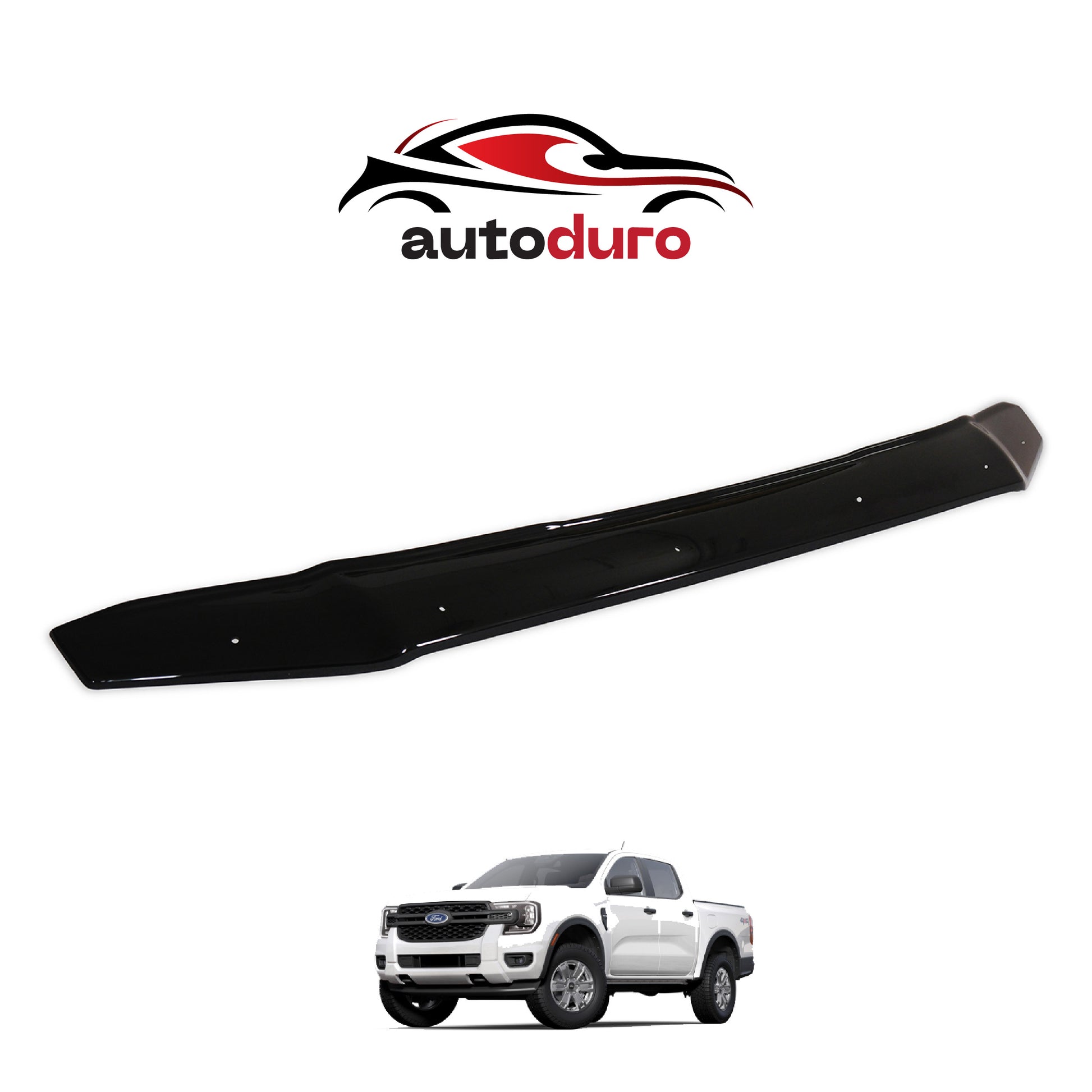 Autoduro Ford Ranger 2023 Onwards Bonnet Deflector 4mm - 30300823-010409-30010101_3