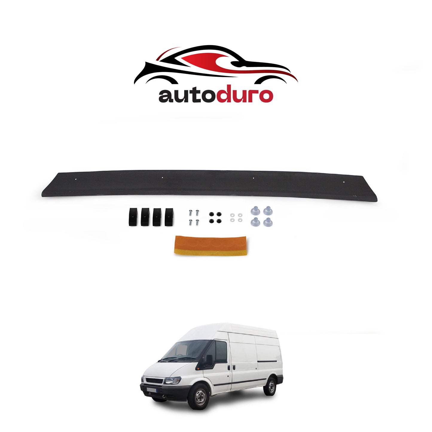 Autoduro Ford Transit 2002 - 2006 Bonnet Deflector 4mm - 30301102-010409-40010101_2