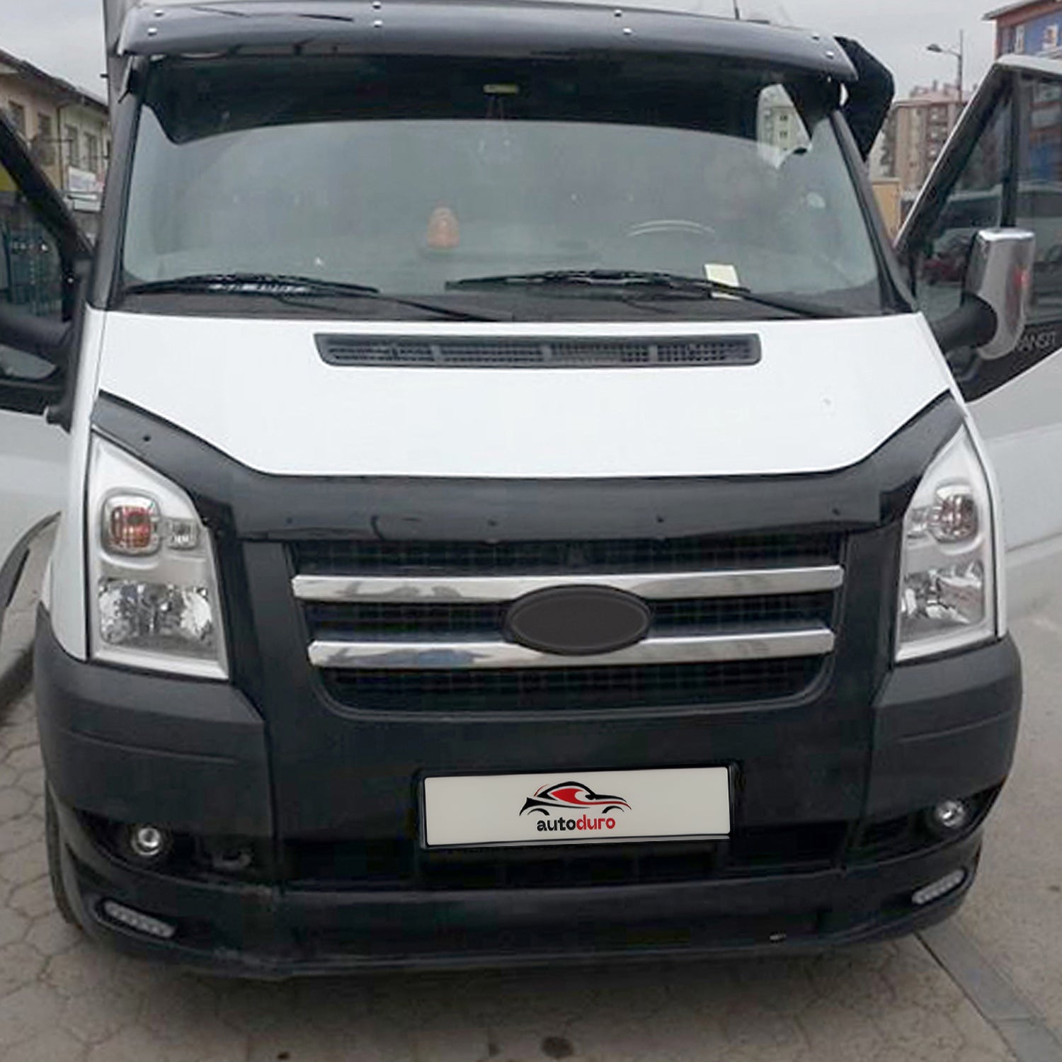 Autoduro Ford Transit 2006 - 2013 Bonnet Deflector 3mm - 30301106-010409-30010101_4