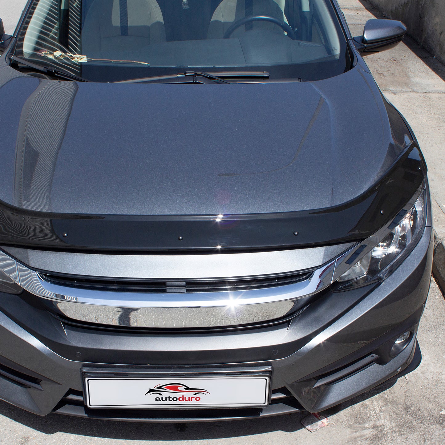 Autoduro Honda Civic 2016 Onwards Bonnet Deflector 4mm - 30340216-010409-40010101_5