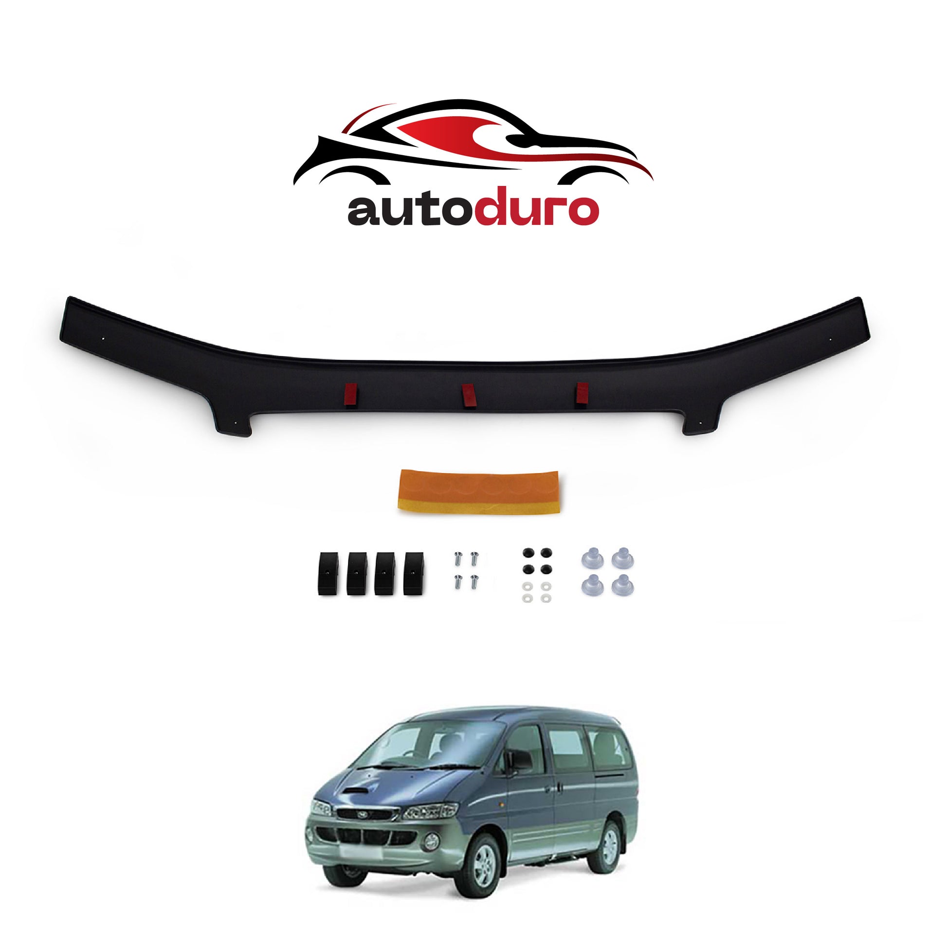 Autoduro Hyundai Starex 2003 - 2008 Rear Bumper Sill Protector 3mm - 30360703-010409-30010101_2