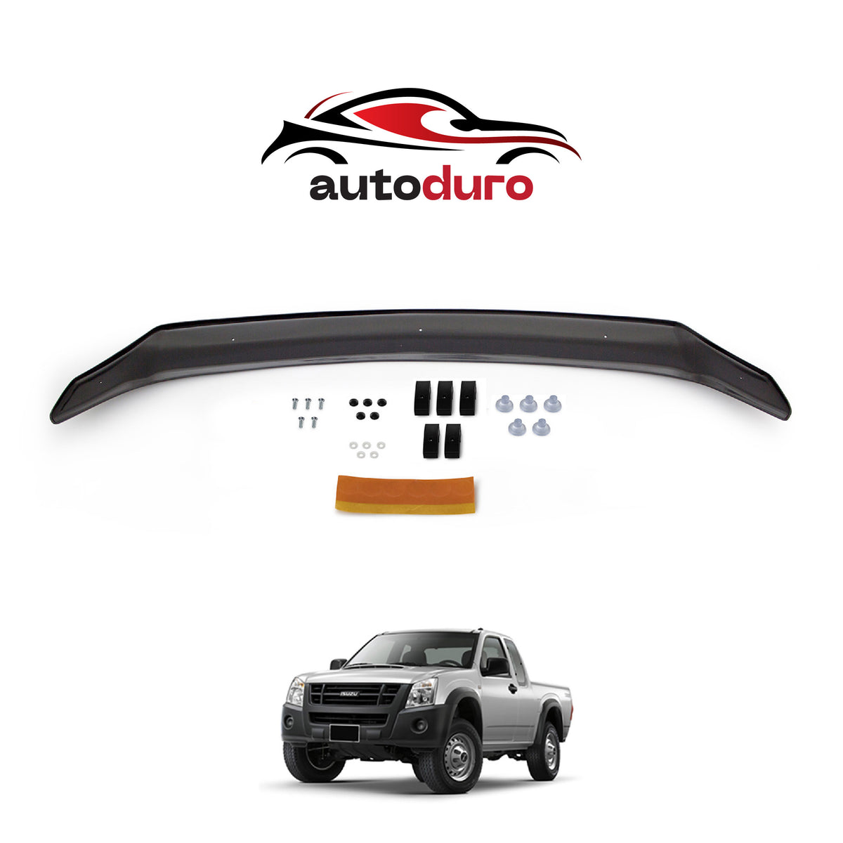 Autoduro Isuzu D-Max 2006 - 2012 Bonnet Deflector 4mm - 30380106-010409-40010101_2