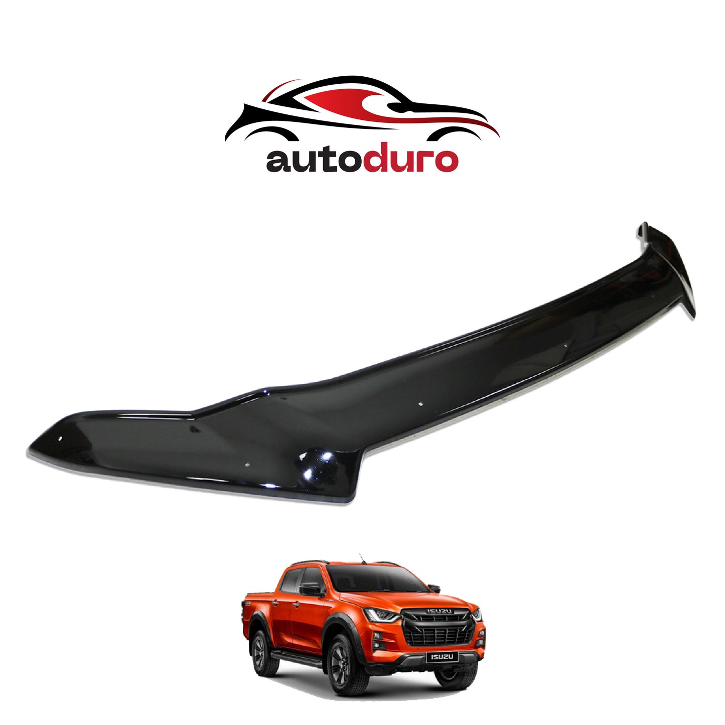 Autoduro Isuzu D-Max 2020 Onwards Bonnet Deflector 4mm - 30380121-010409-40010101_3