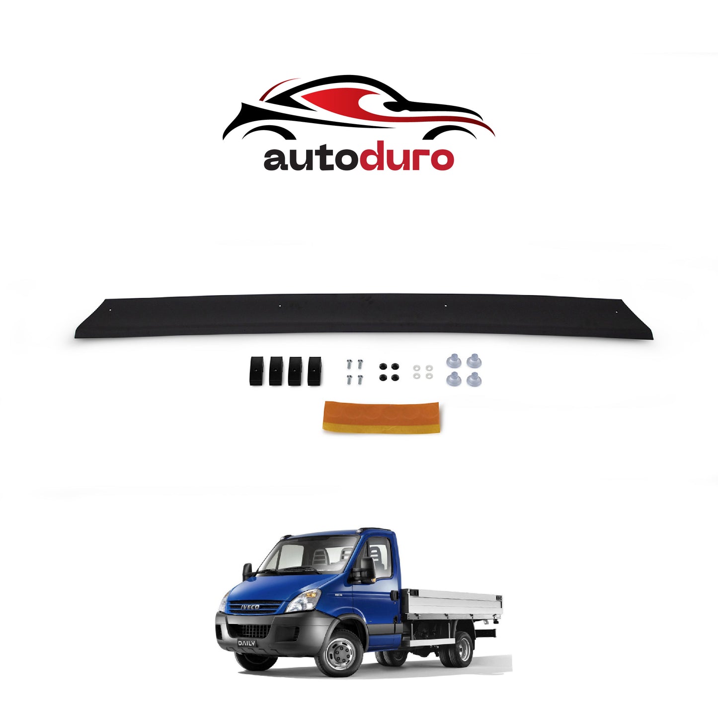 Autoduro Iveco Daily 2006 - 2011 Bonnet Deflector 4mm - 30390606-010409-40010101_2