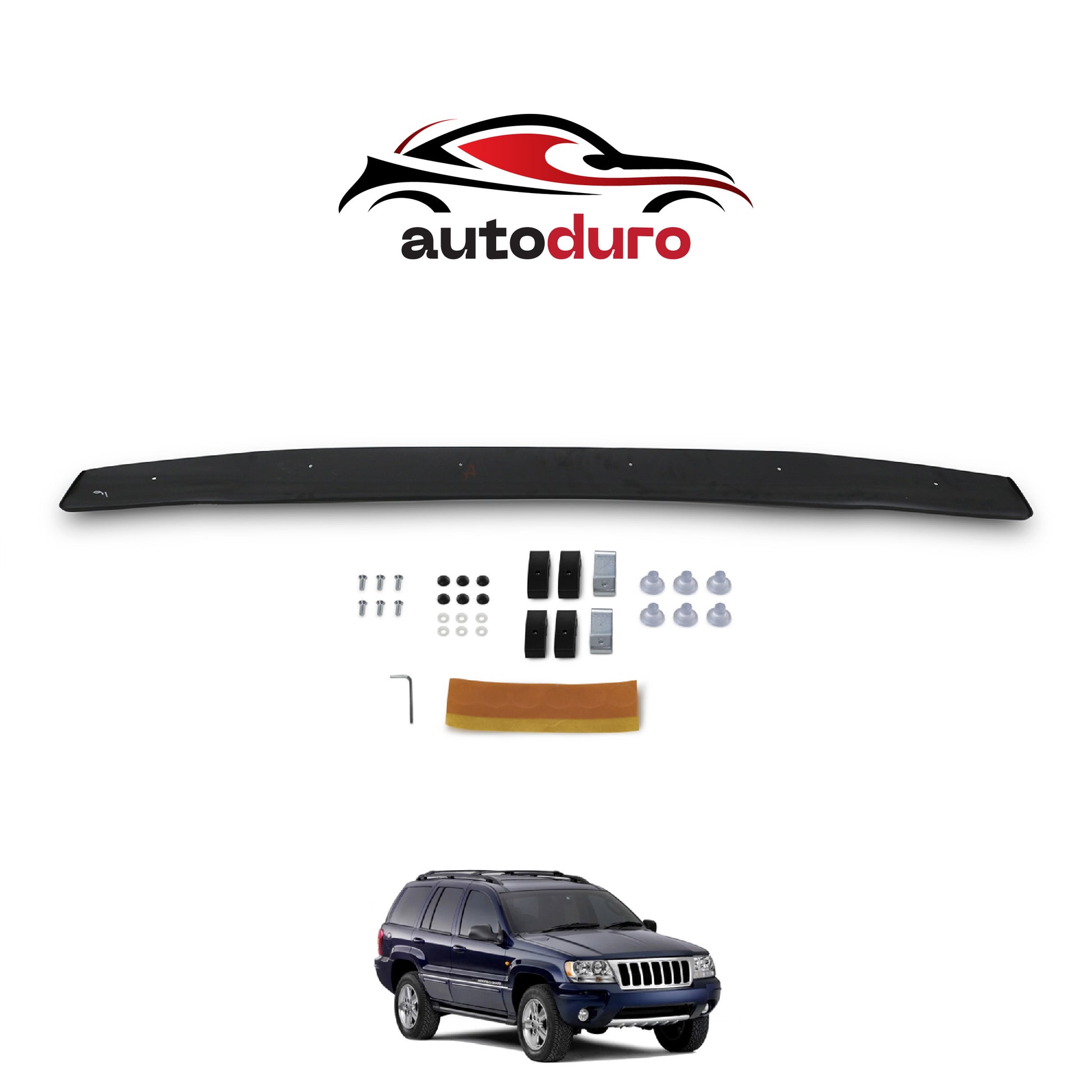 Autoduro Jeep Grand Cherokee 1999 Onwards Bonnet Deflector 4mm - 30410199-010409-40010101_5