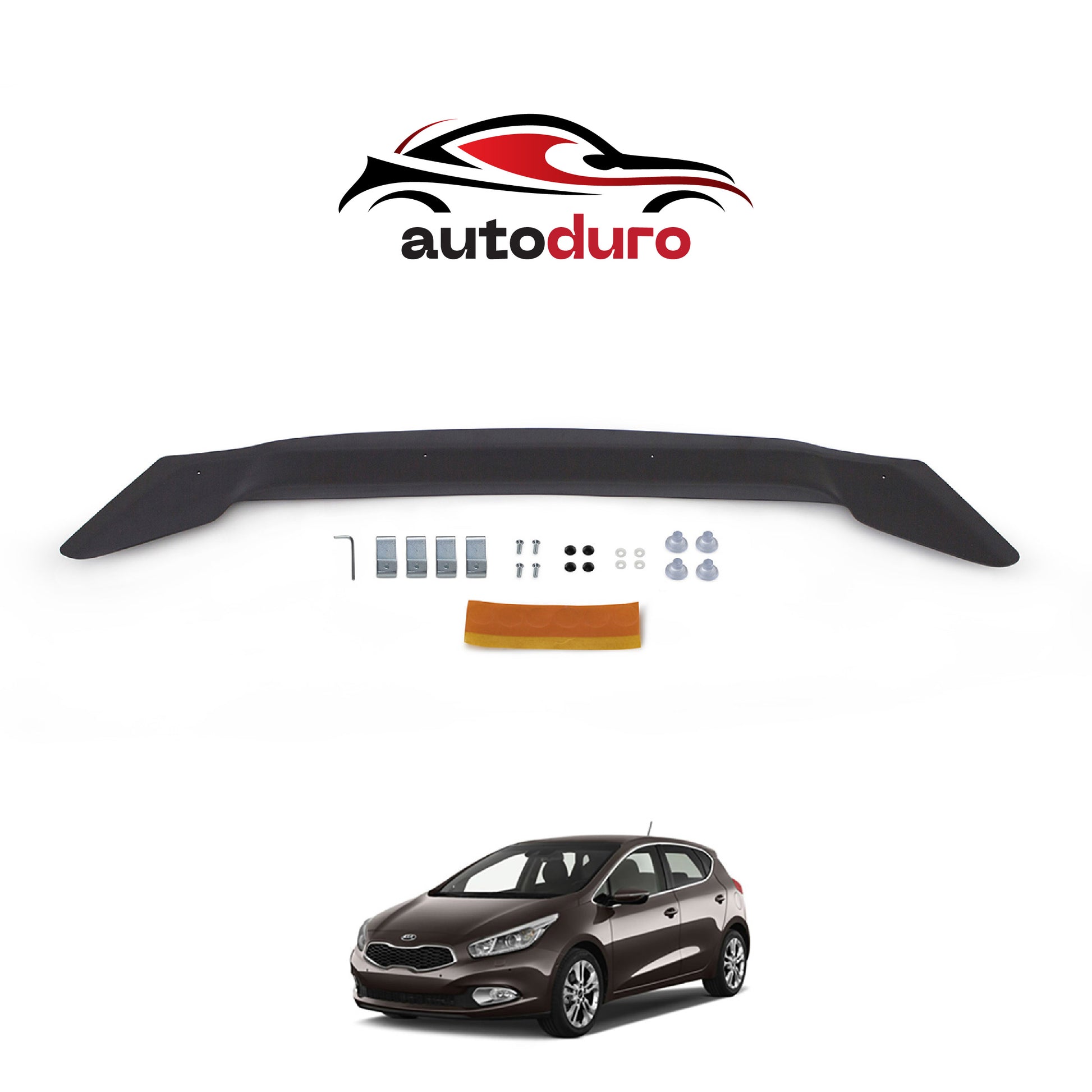 Autoduro Kia Ceed 2012 Onwards Bonnet Deflector 3mm - 30430212-010409-30010101_2