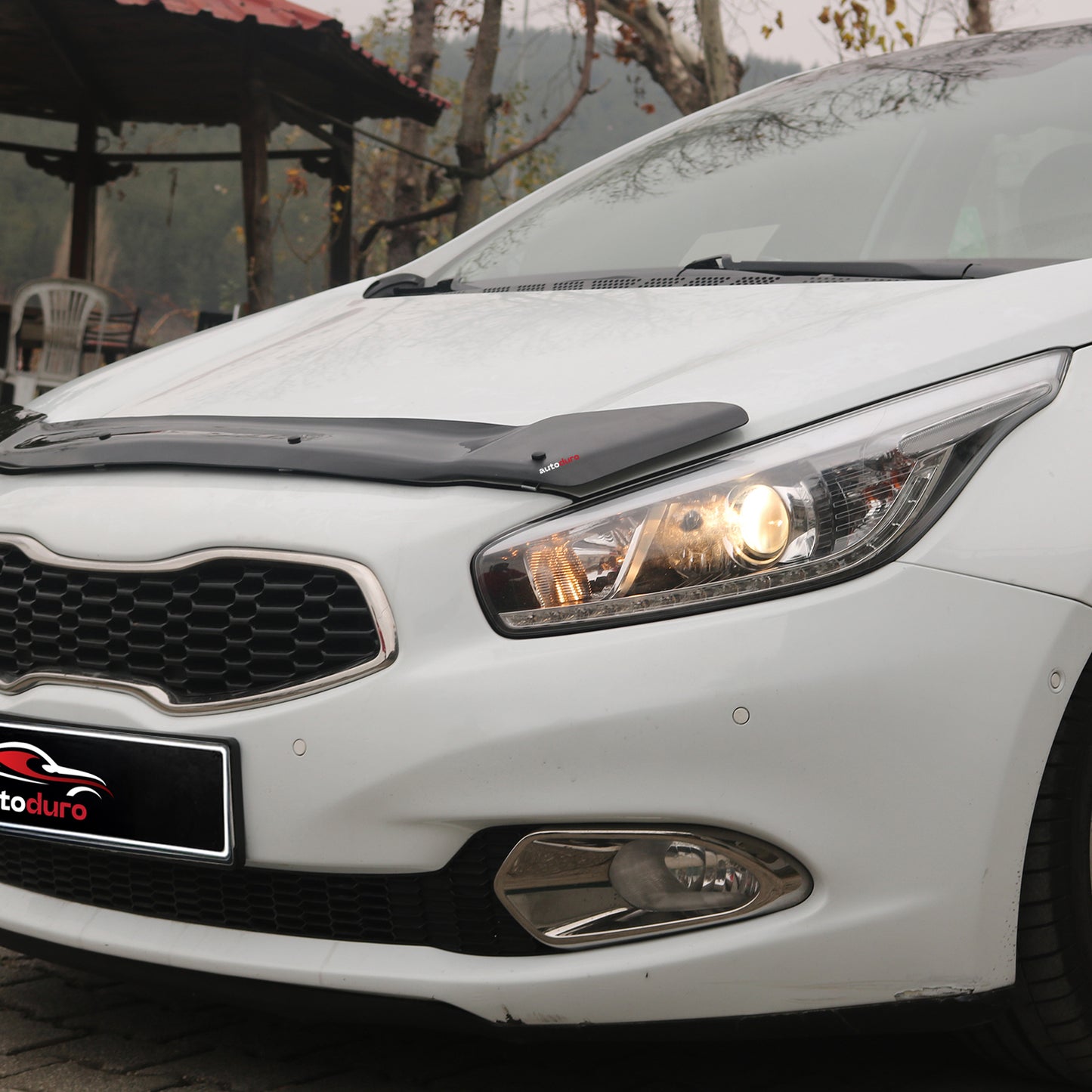Autoduro Kia Ceed 2012 Onwards Bonnet Deflector 3mm - 30430212-010409-30010101_8