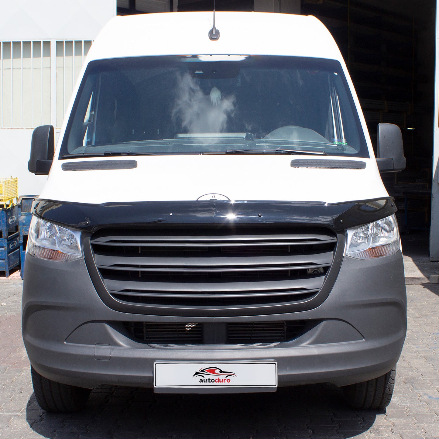 Autoduro Mercedes Sprinter 2018 Onwards Bonnet Deflector 4mm - 30550218-010409-40010101_4
