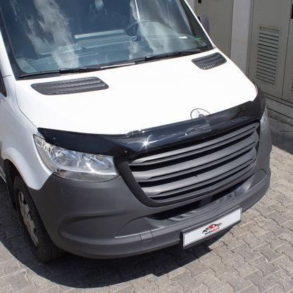 Autoduro Mercedes Sprinter 2018 Onwards Bonnet Deflector 4mm - 30550218-010409-40010101_6