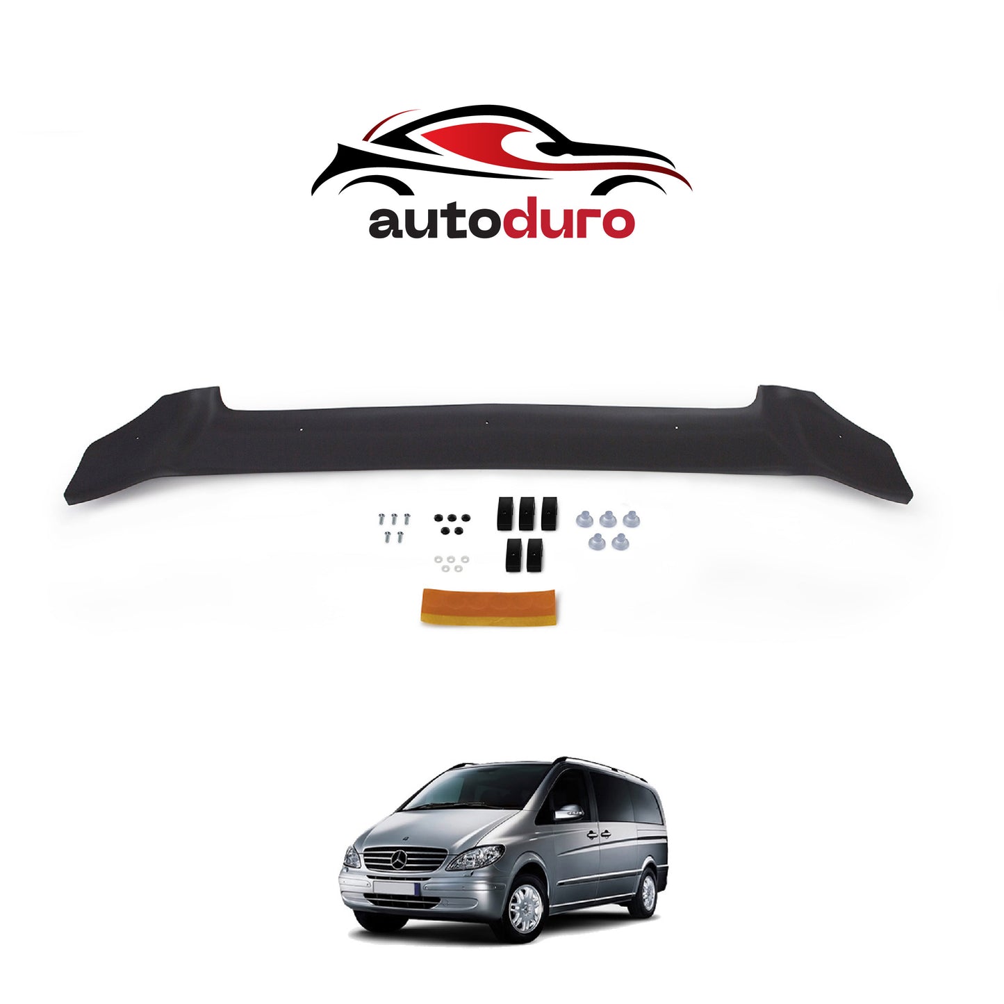 Autoduro Mercedes Viano 2004 - 2011 Bonnet Deflector 4mm - 30550304-010409-40010101_2