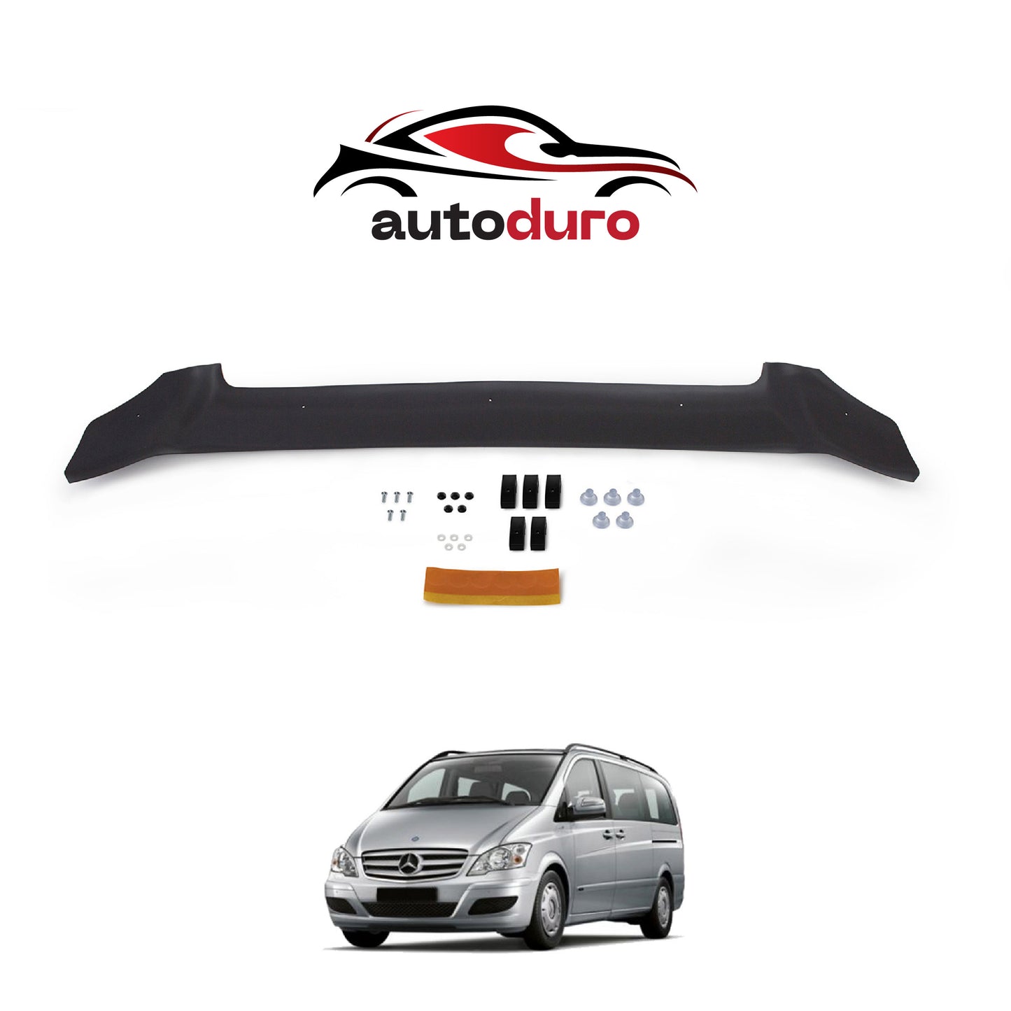 Autoduro Mercedes Viano 2011 - 2014 Bonnet Deflector 4mm - 30550311-010409-40010101_2
