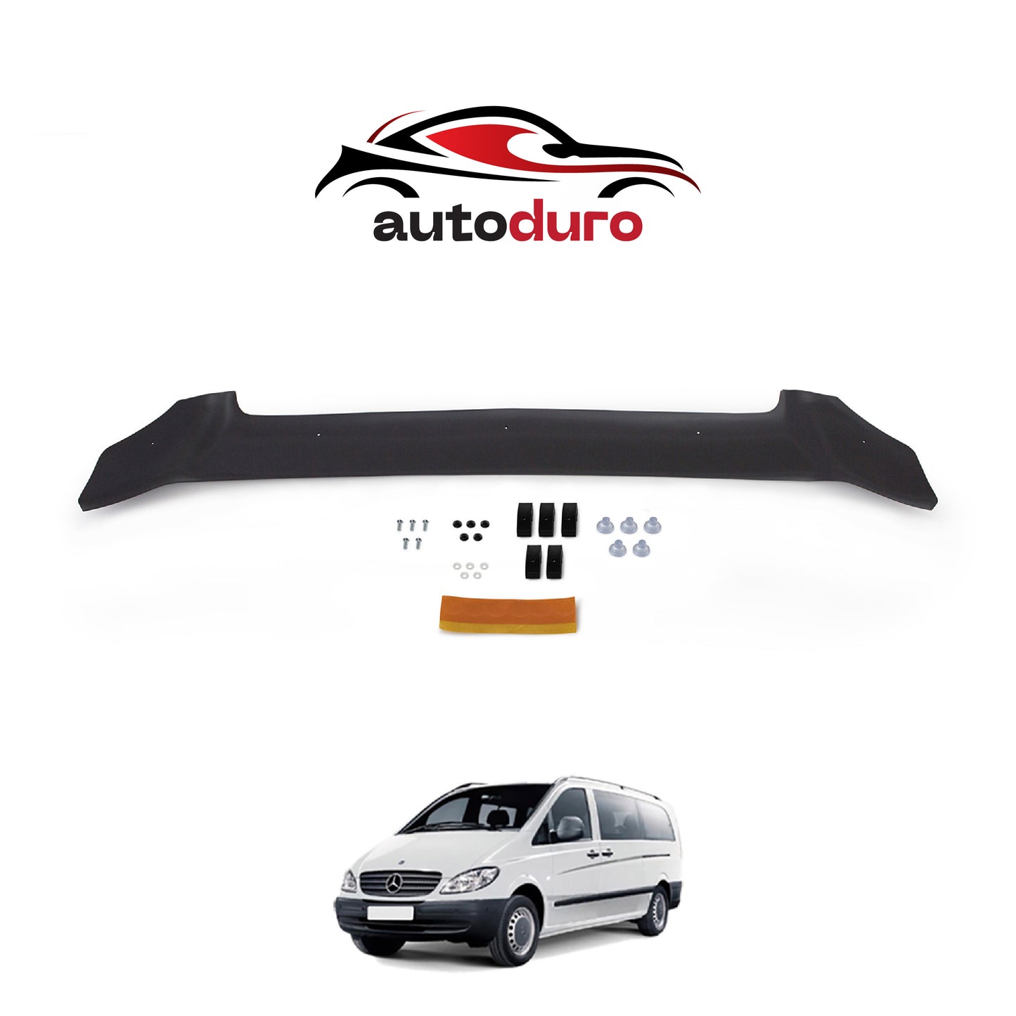 Autoduro Mercedes Vito 2004 - 2010 Bonnet Deflector 4mm - 30550404-010409-40010101_2