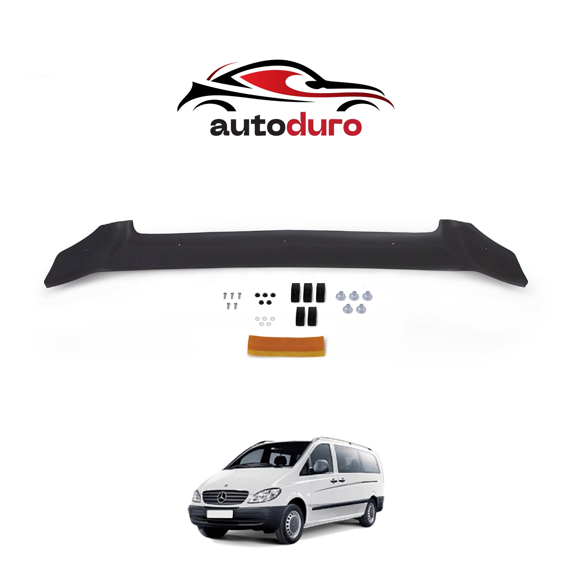 Autoduro Mercedes Vito 2004 - 2010 Bonnet Deflector 4mm - 30550404-010409-40010101_2