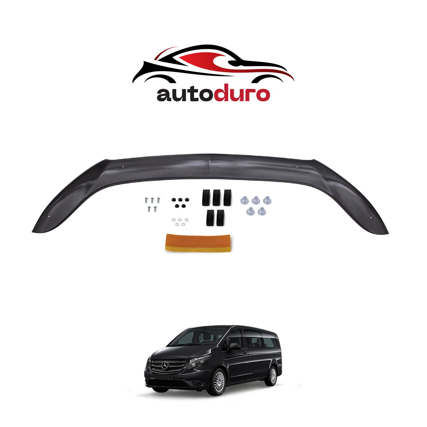 Autoduro Mercedes Vito 2015 - 2020 Bonnet Deflector 4mm - 30550415-010409-40010101_2